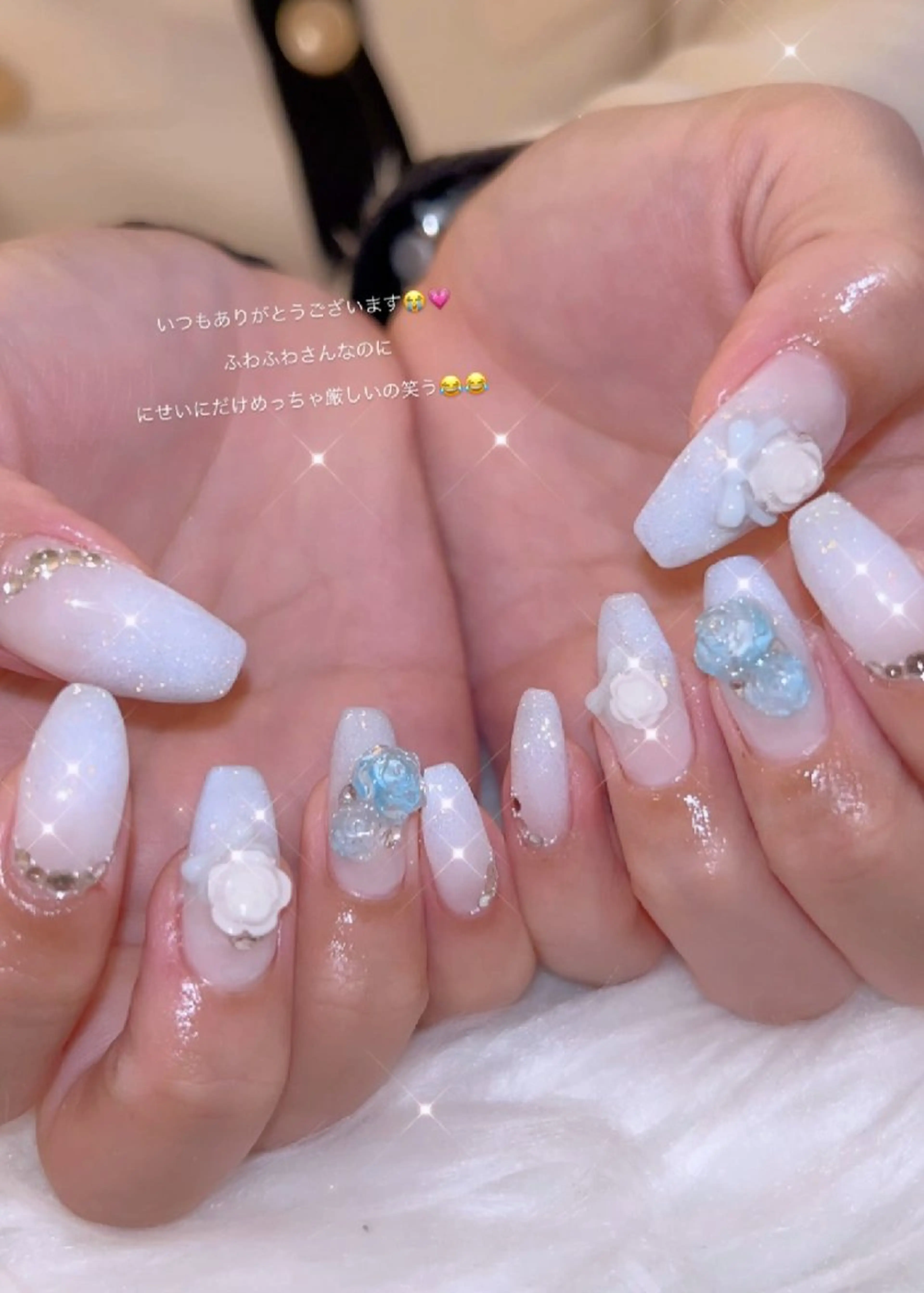 ネイル アートネイル 春ネイル バレンタイン ハンドネイル I LOVE ME  NAIL.｡.:*♡のネイルデザイン