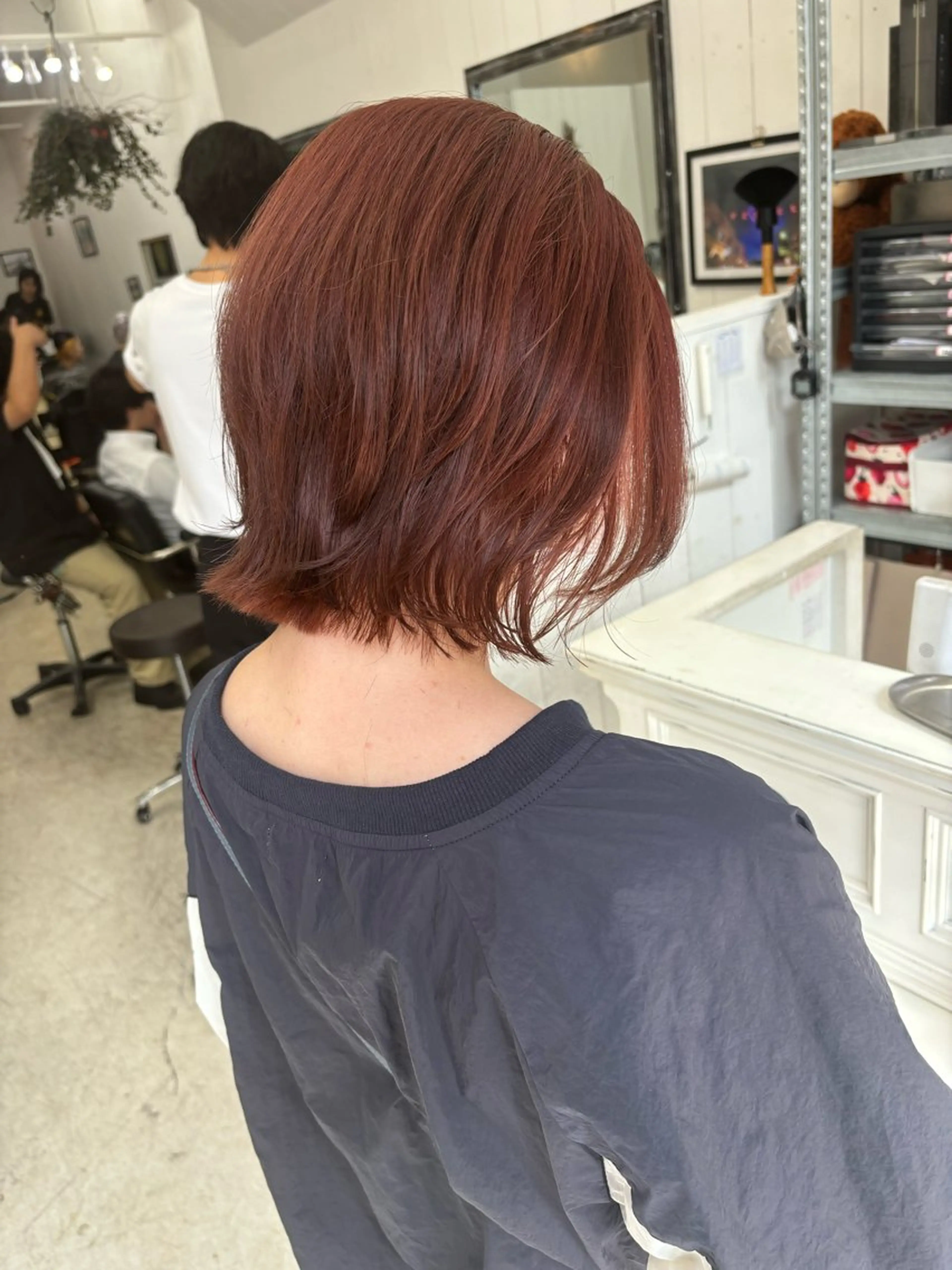 ショート カット ヘアカラー トリートメント Ann./艶髪 /レイヤーカットのヘアスタイル