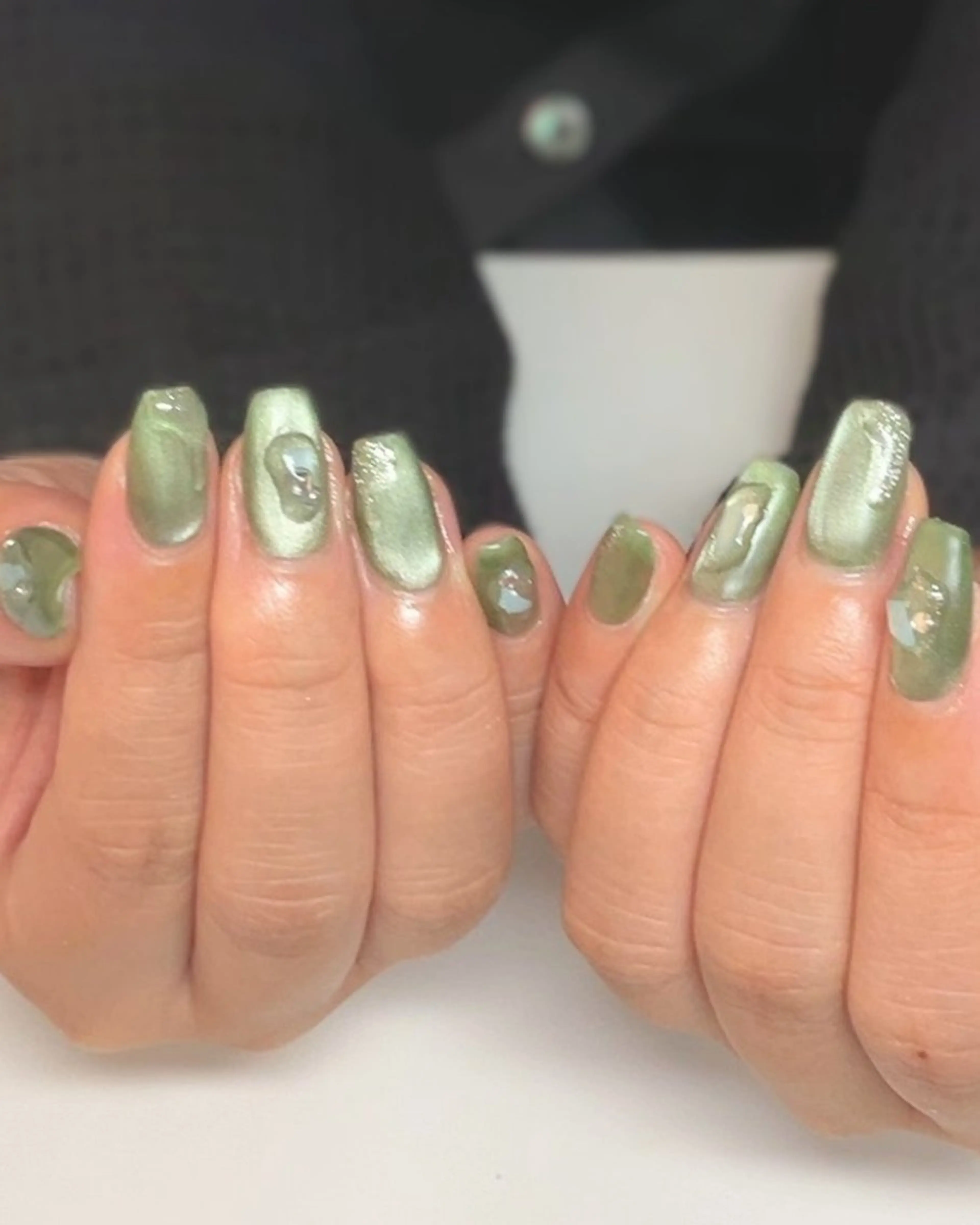 ネイル マグネットネイル マットネイル ハンドネイル Nail&Care LUMET【ルメ】のネイルデザイン