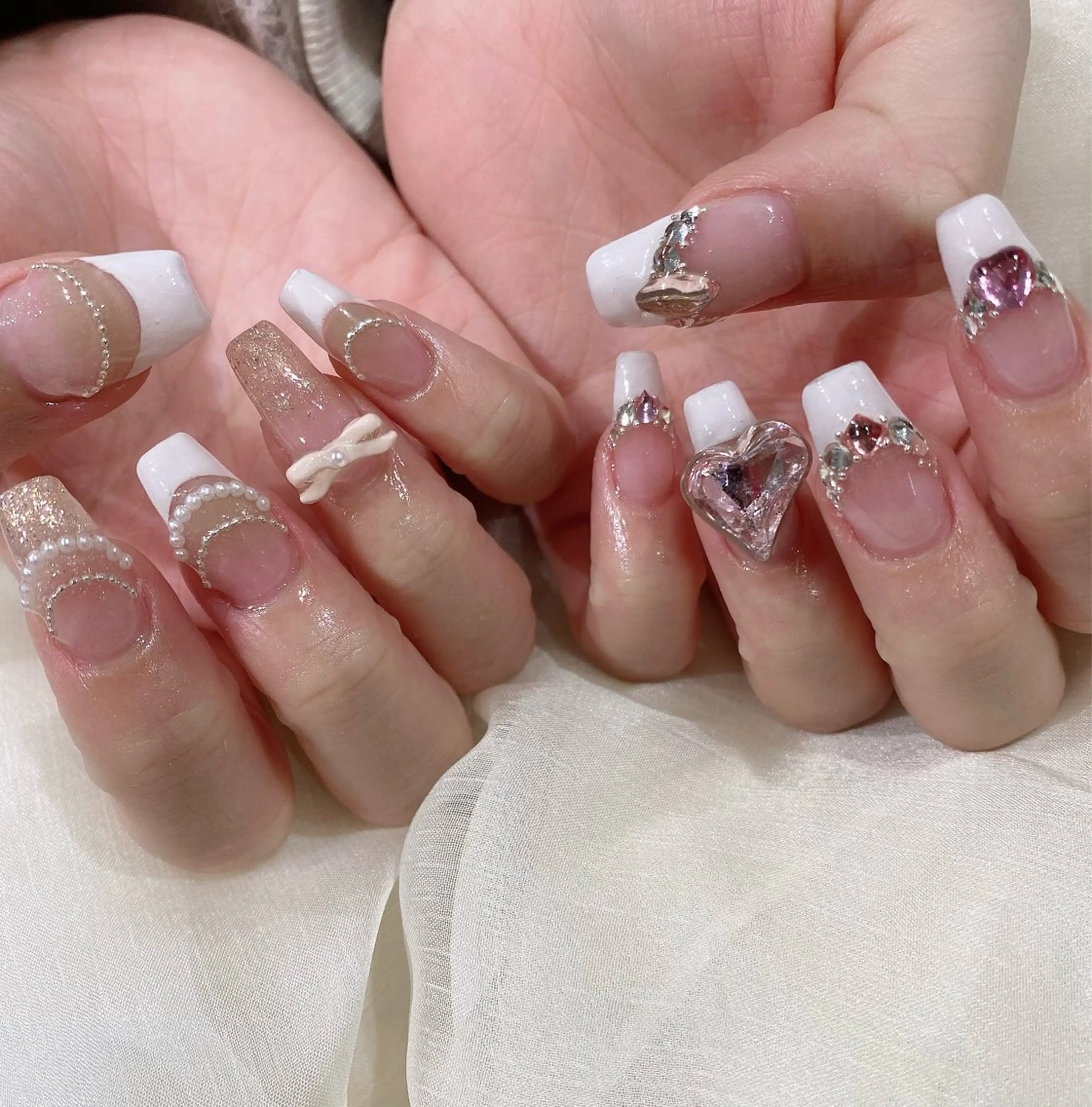 ミディアム ハンドネイル JNA認定講師🌸 RIEのネイルデザイン