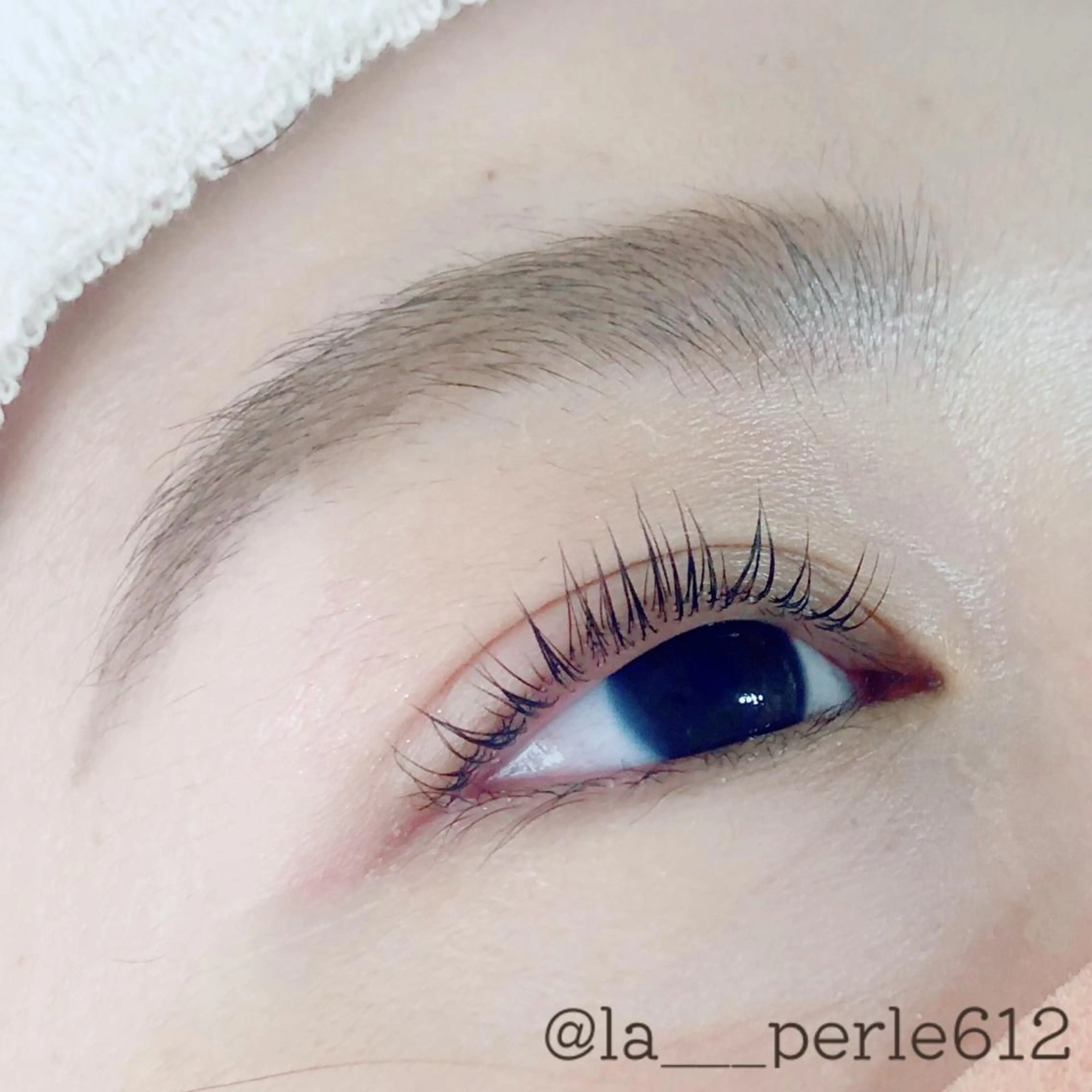 マツエク・マツパ パリジェンヌラッシュリフト 一重×まつ毛パーマ LA PERLE所属・LA PERLEのマツエク・マツパデザイン