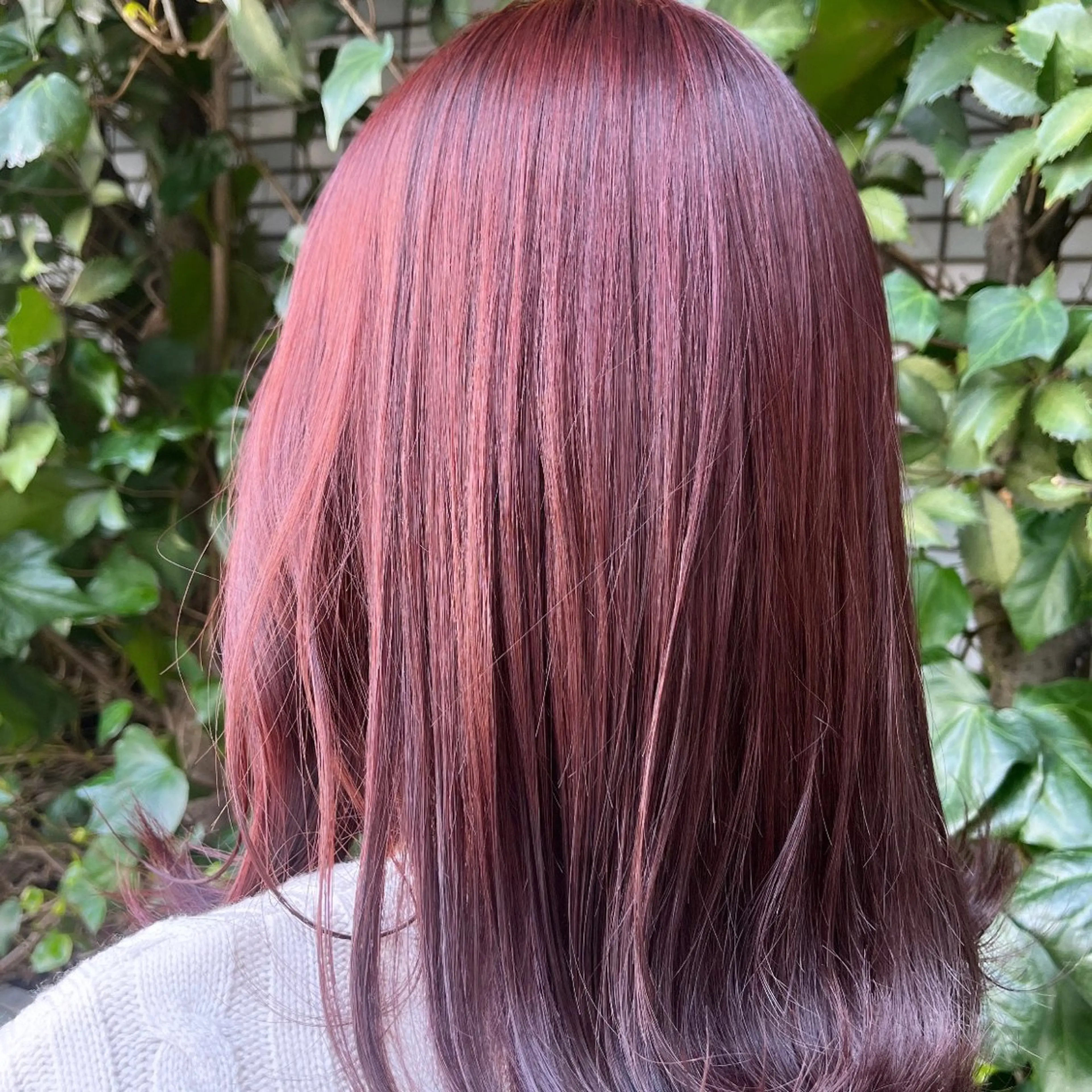 ミディアム カラー ピンクカラー IMARI /のヘアスタイル