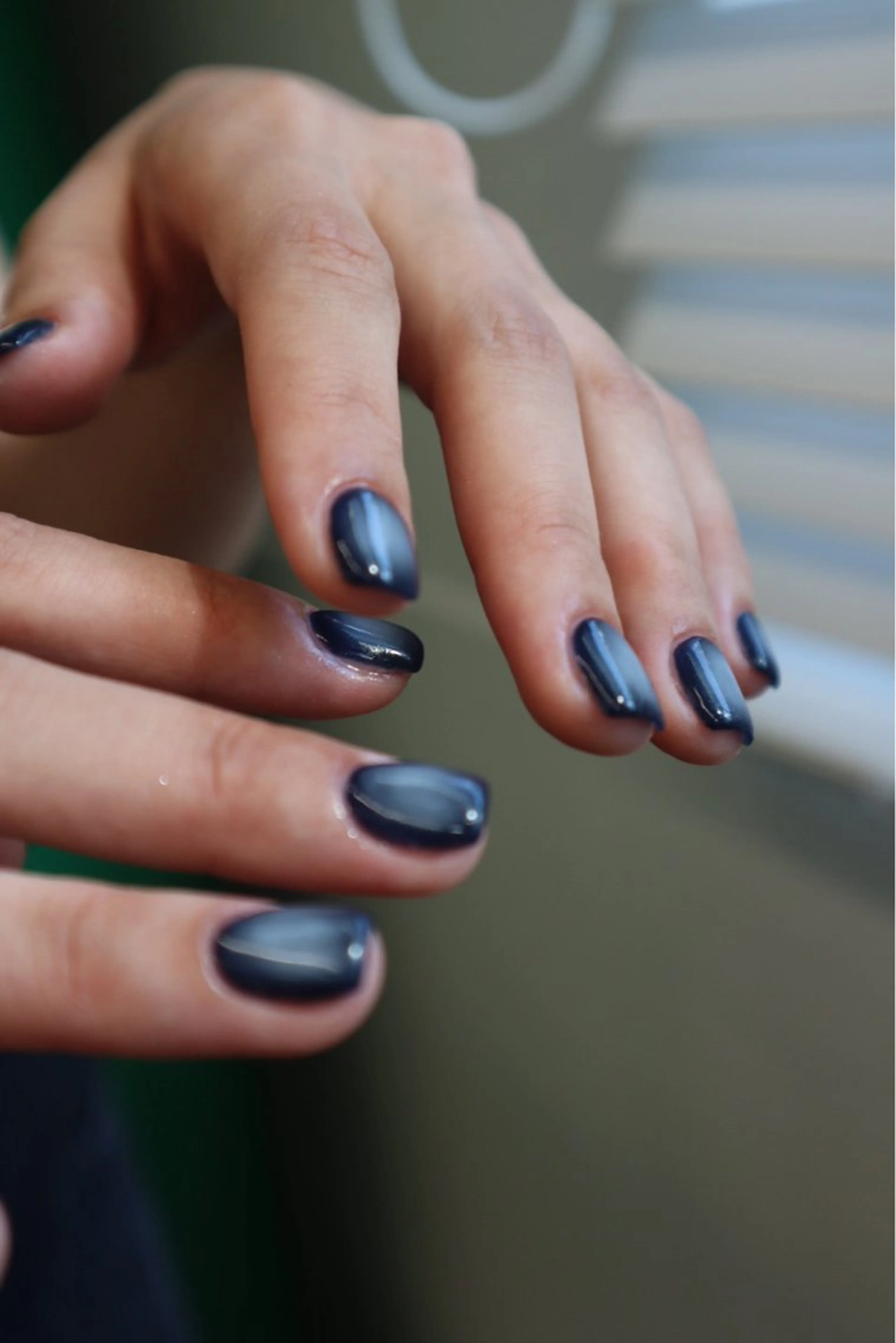 ネイル ネイビー ハンドネイル sister mohawk所属・chika / nailのネイルデザイン