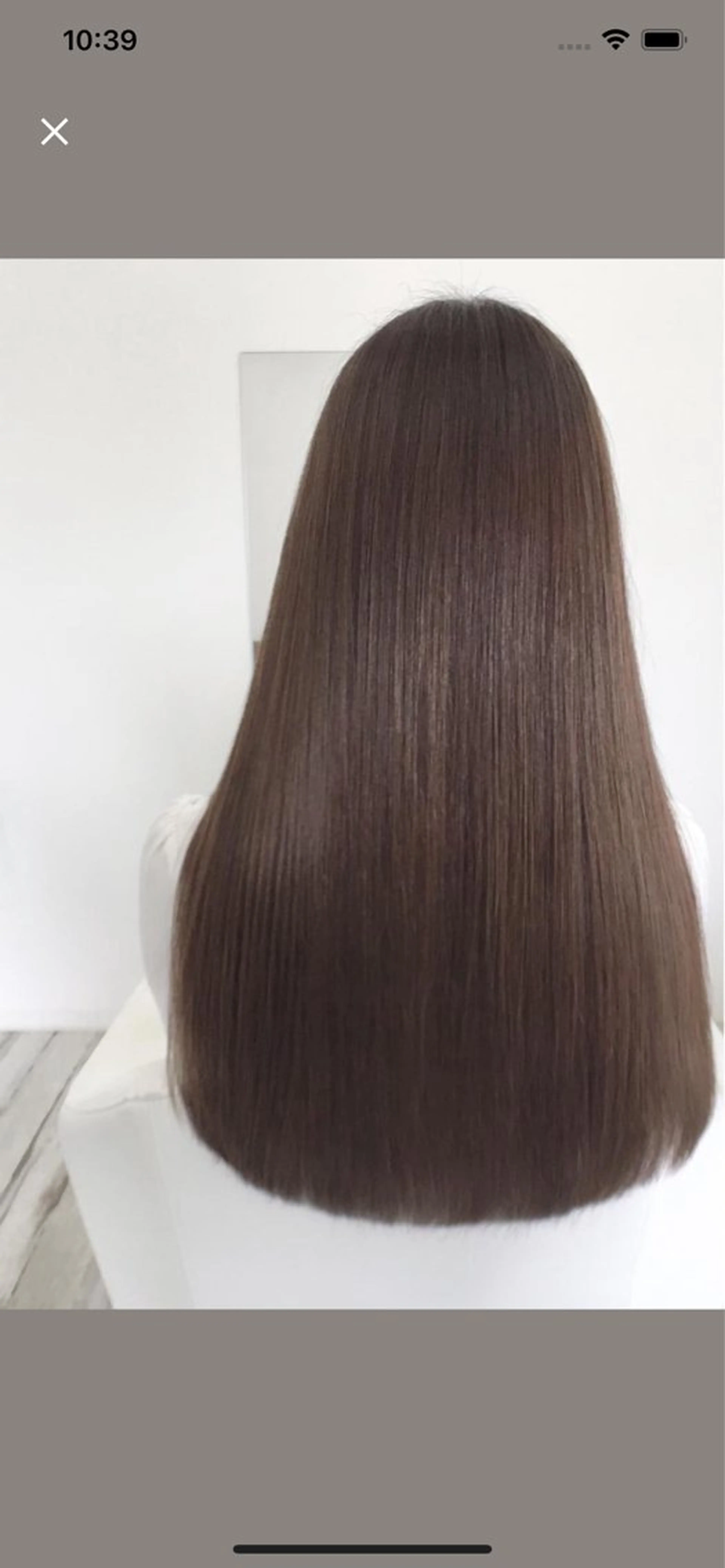 ロング カット トリートメント SHO担当髪質改善 東加古川アーティブのヘアスタイル