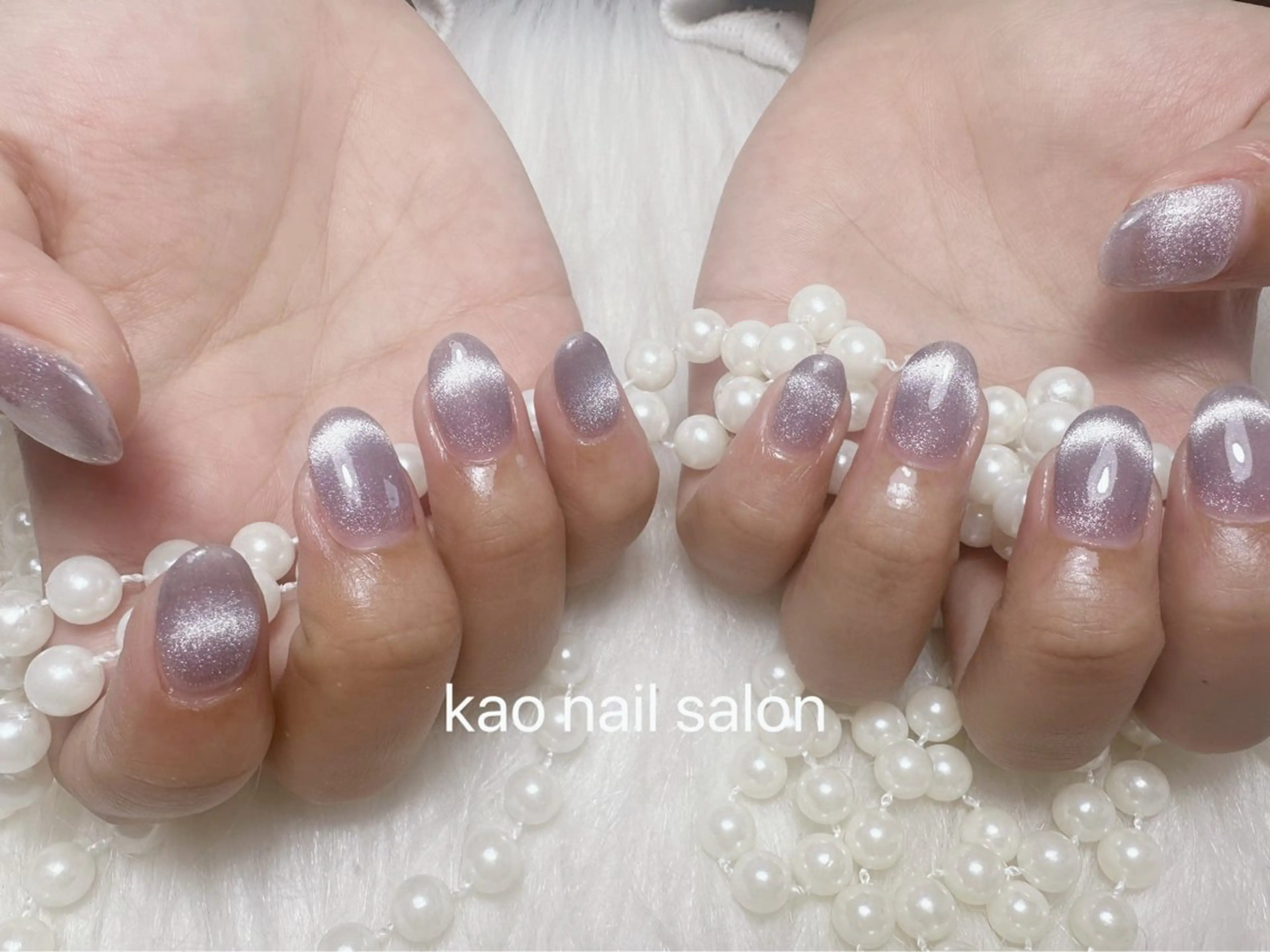 ネイル ハンドネイル kao nail マグネット/長さだしのネイルデザイン