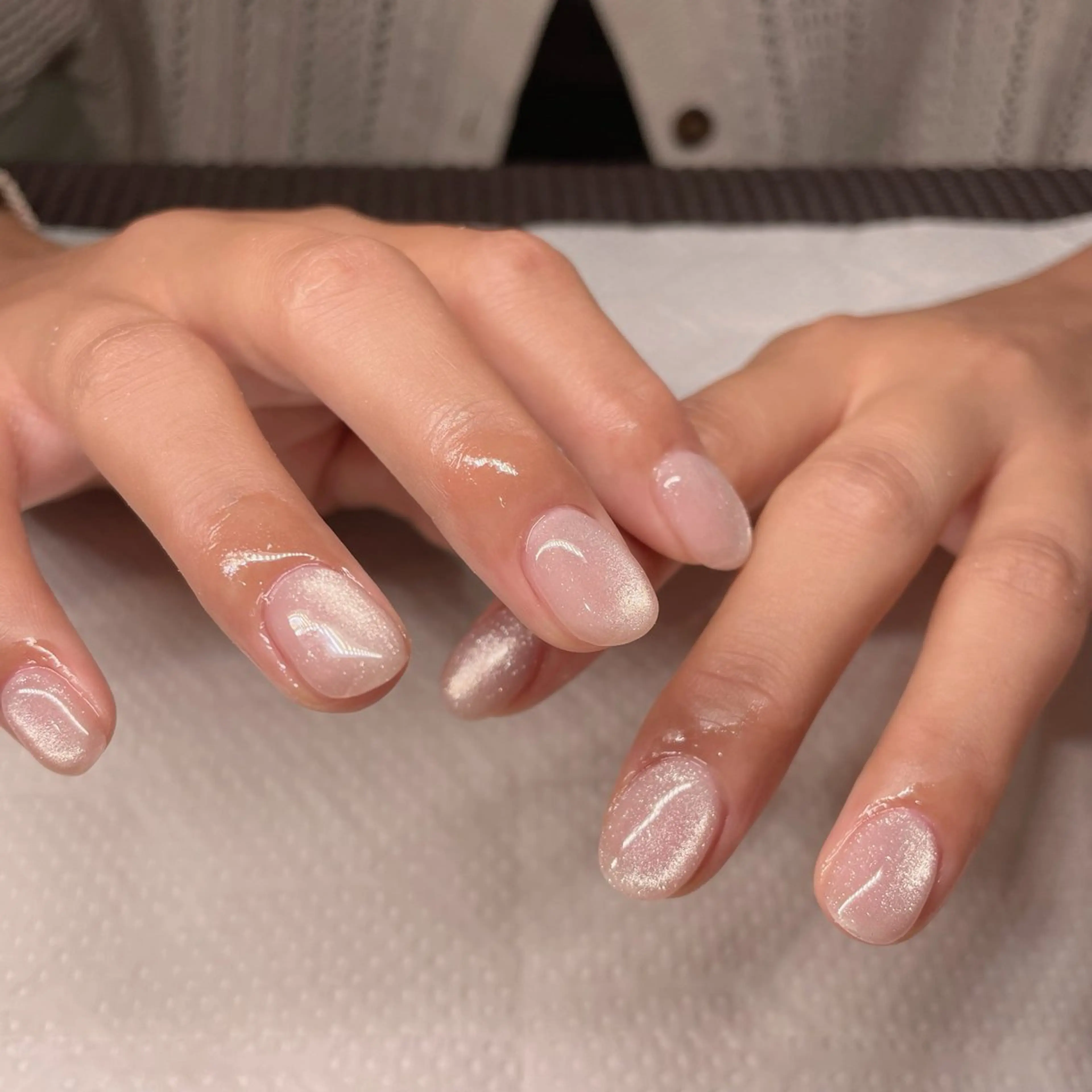 ネイル マグネットネイル マグネットワンカラー ワンカラーネイル ハンドネイル Ricnail☾ ayanoのネイルデザイン