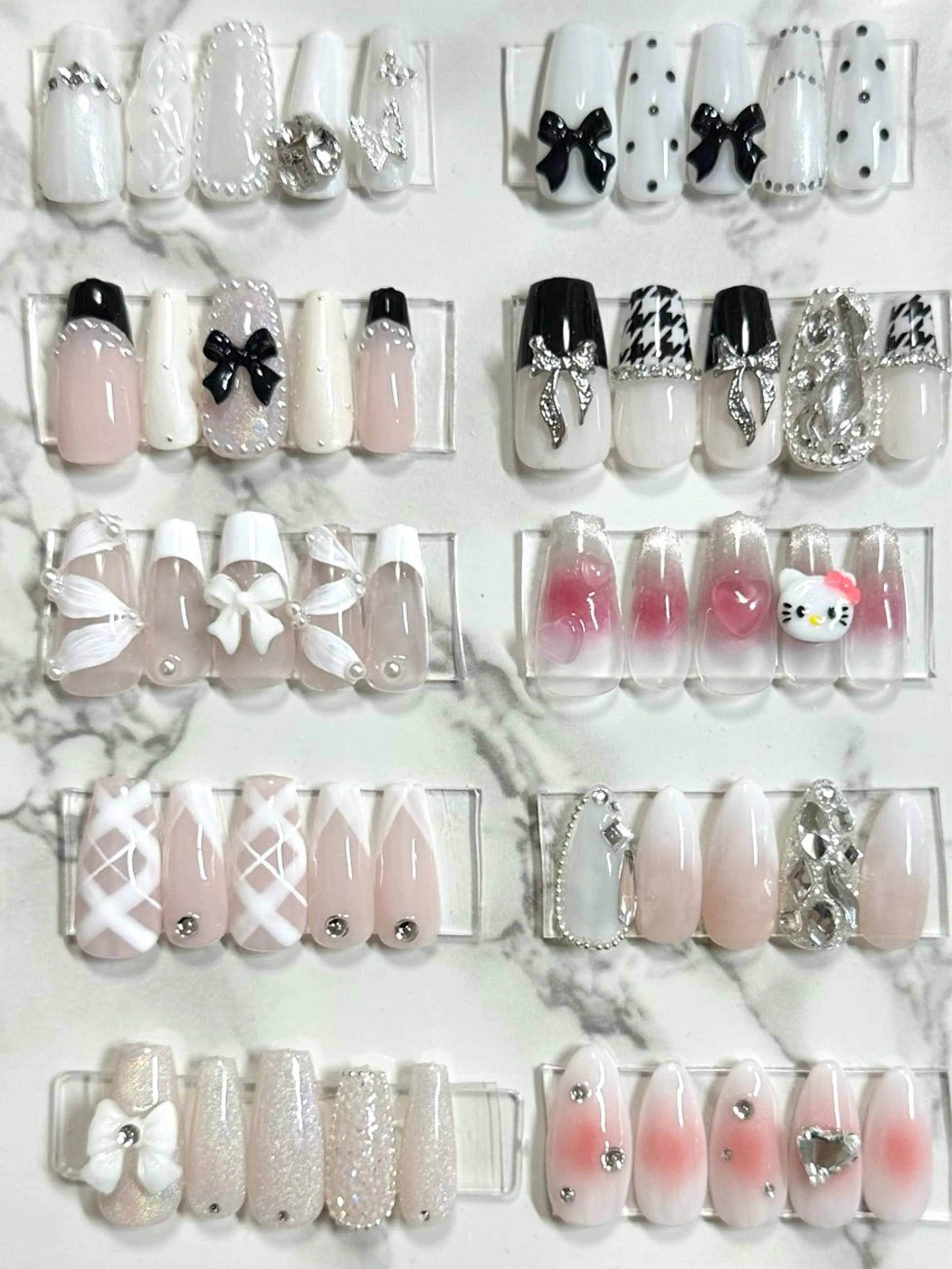 ロング 韓国風ヘア Yuki S.Nailのネイルデザイン