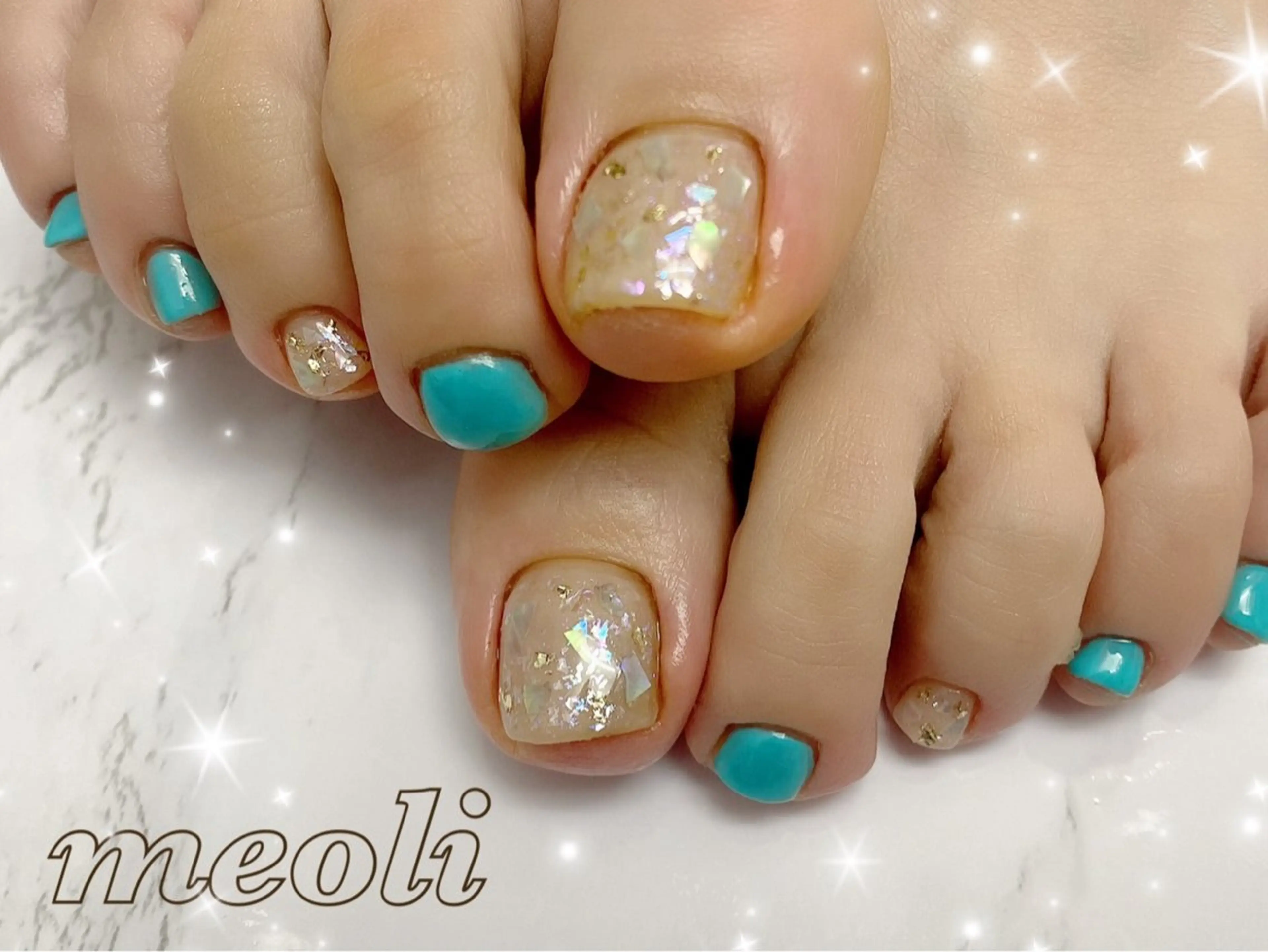 ネイル フットネイル nail salon meoli メグのネイルデザイン