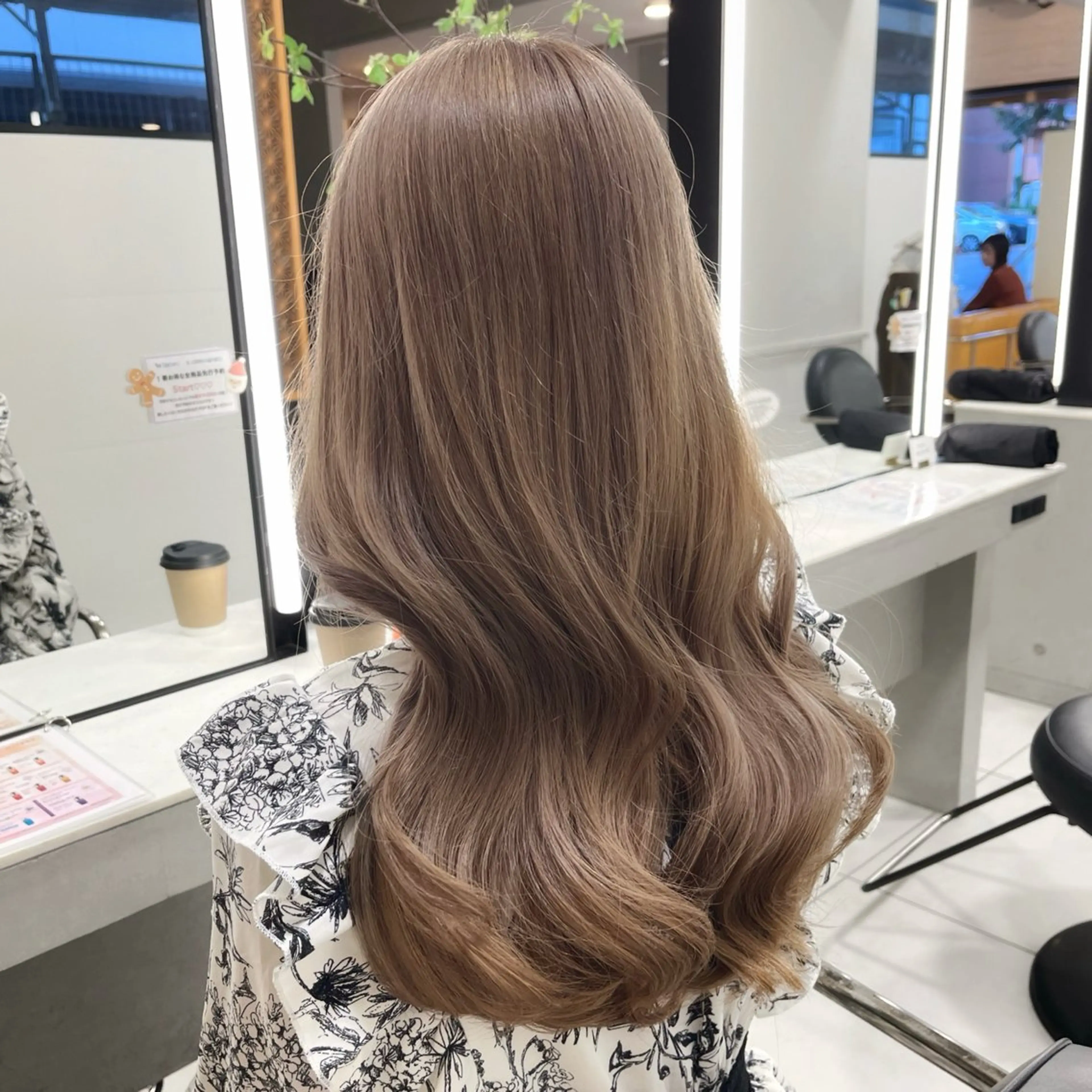 《💐黒髪卒業式💐》ブリーチ有りダブルカラー+quickトリートメントの写真