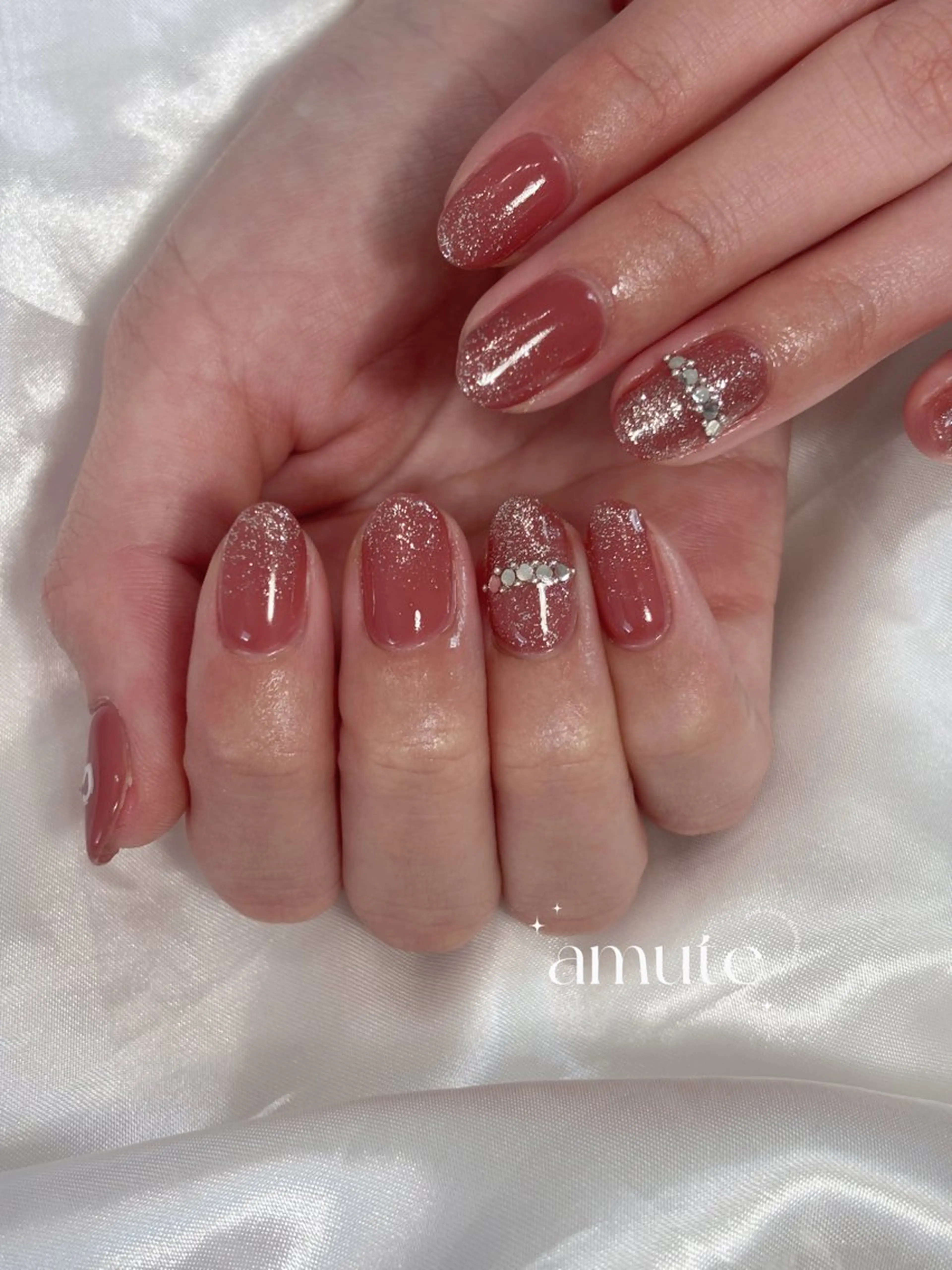 ネイル ハンドネイル Amute nailのネイルデザイン