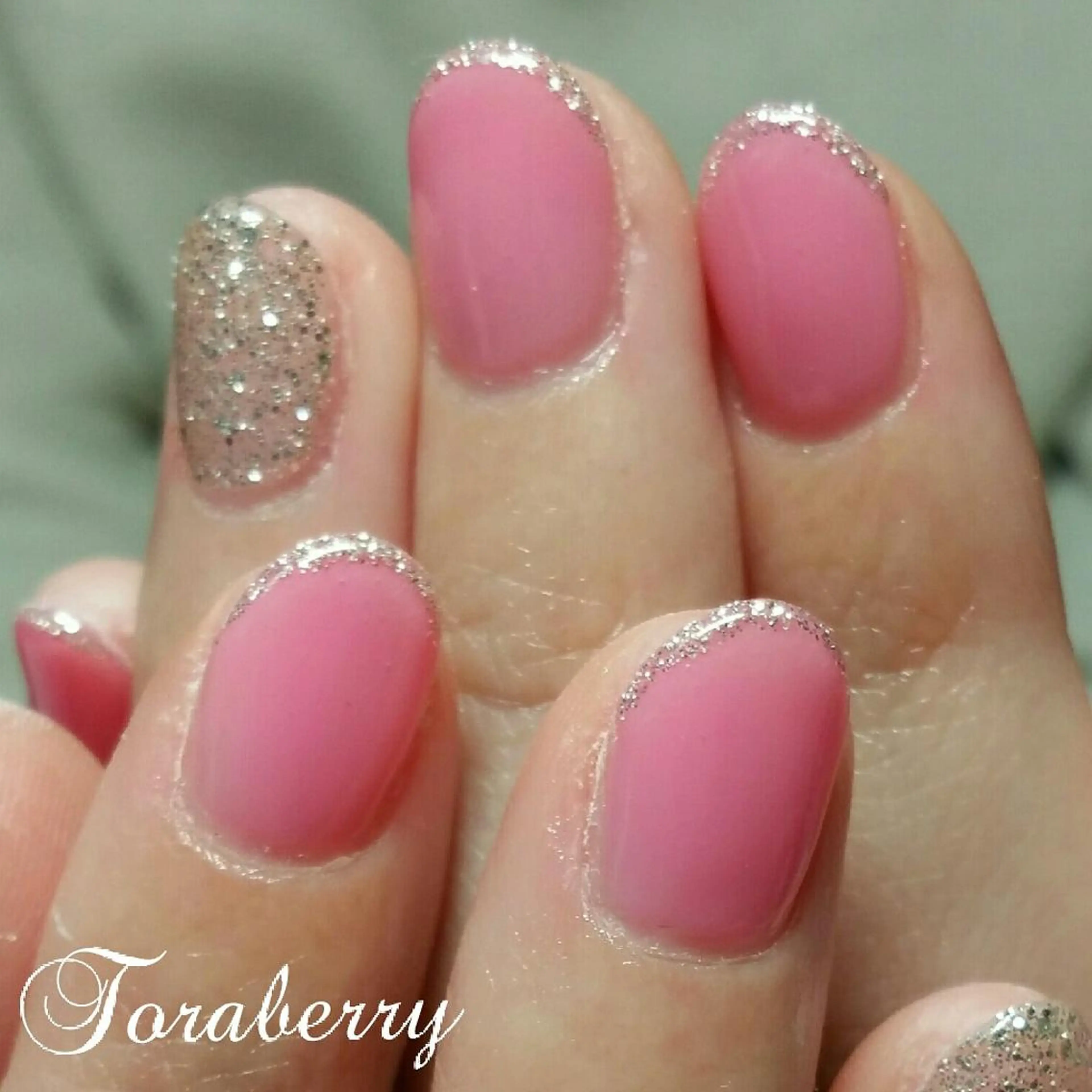 ネイル ラメ(グリッター) ネイリスト なつみのネイルデザイン