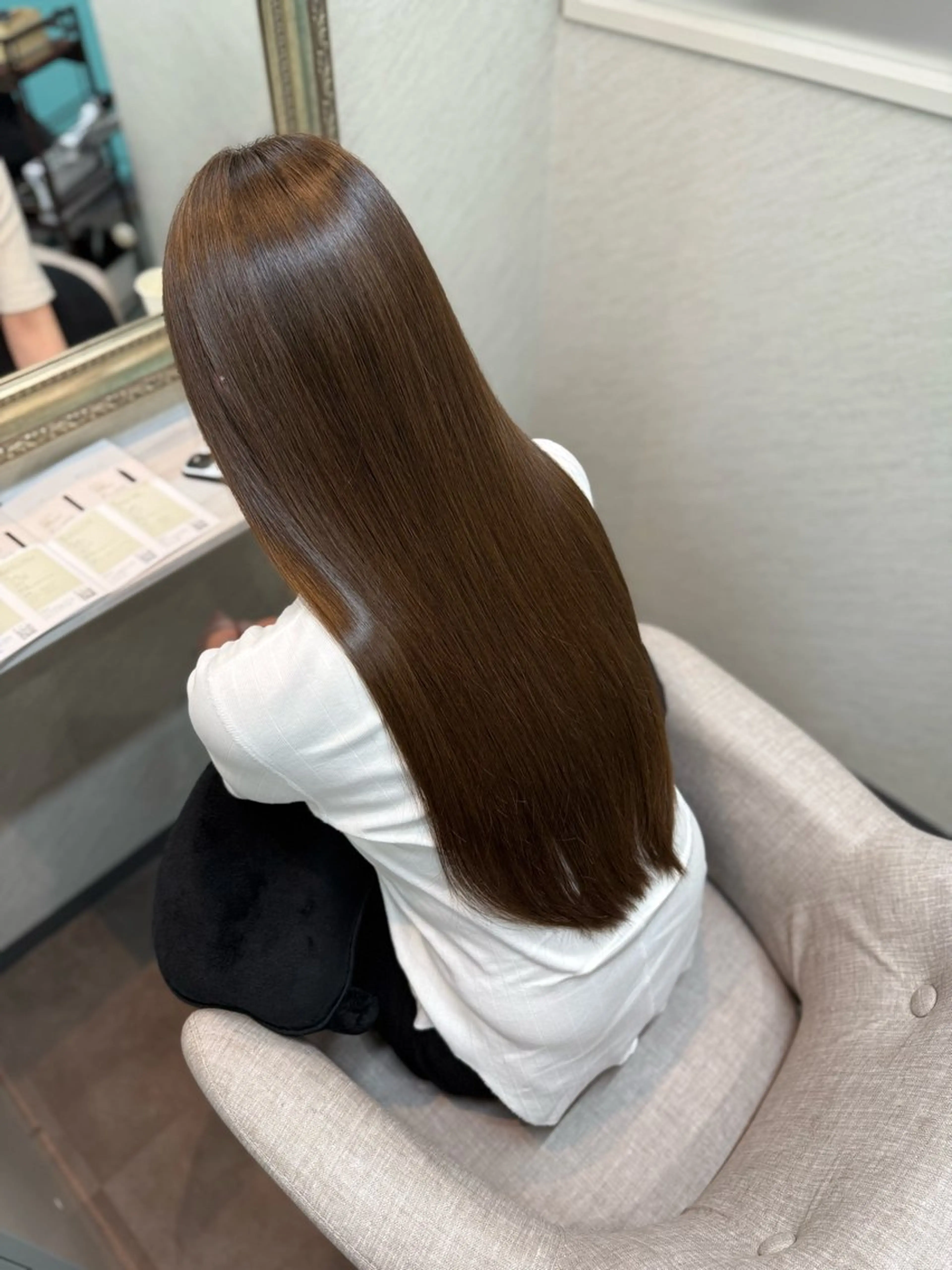 ロング トリートメント ヘッドスパ 髪質改善/縮毛矯正 アンナ🍊のヘアスタイル