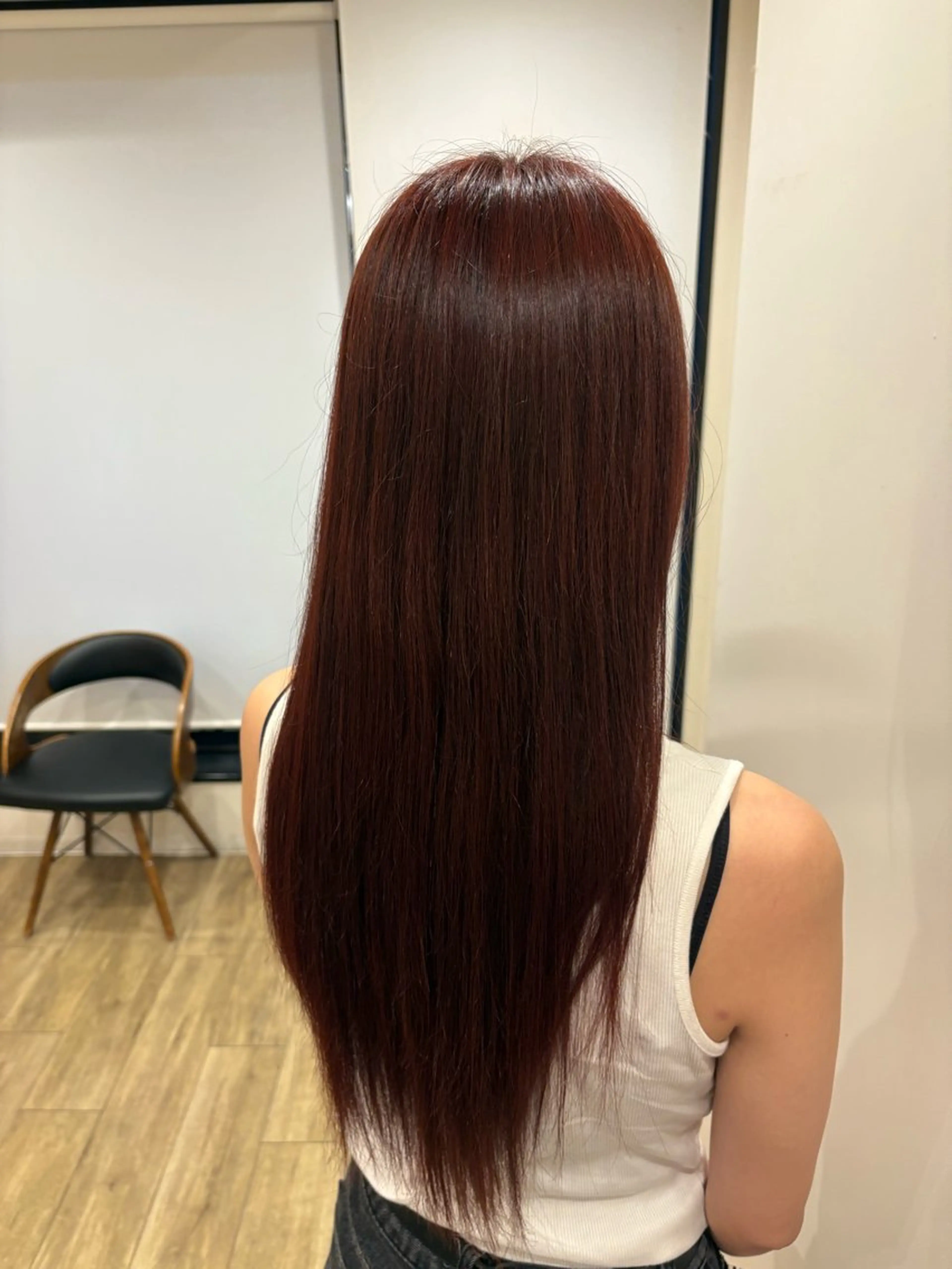 ロング レッドブラウン ヘアカラー CIEL  四条河原町店所属・sakura💭🍓 CIEL四条河原町のヘアスタイル