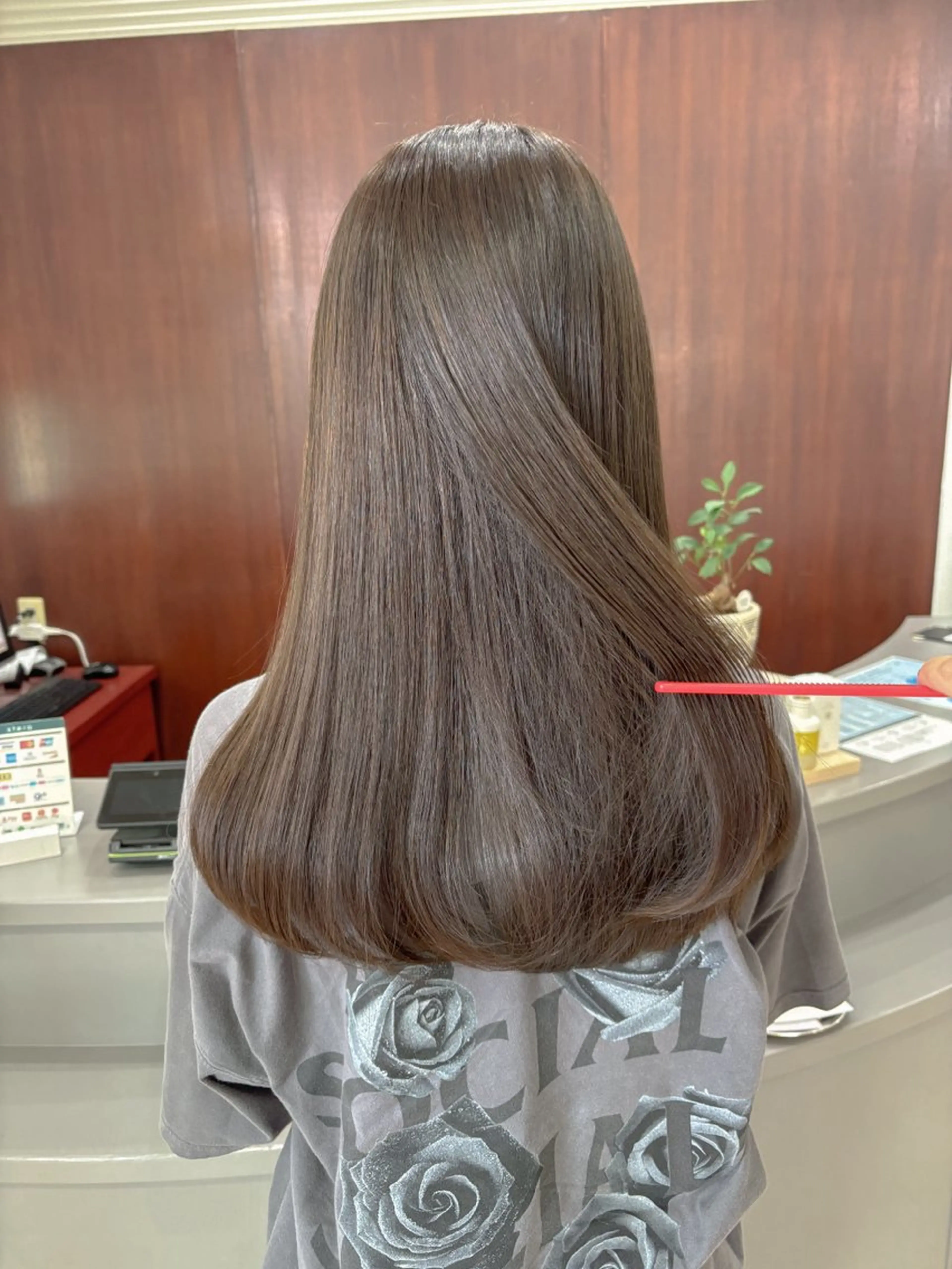 (人気no1💫)似合わせカット+ワンカラー+トリートメントの写真