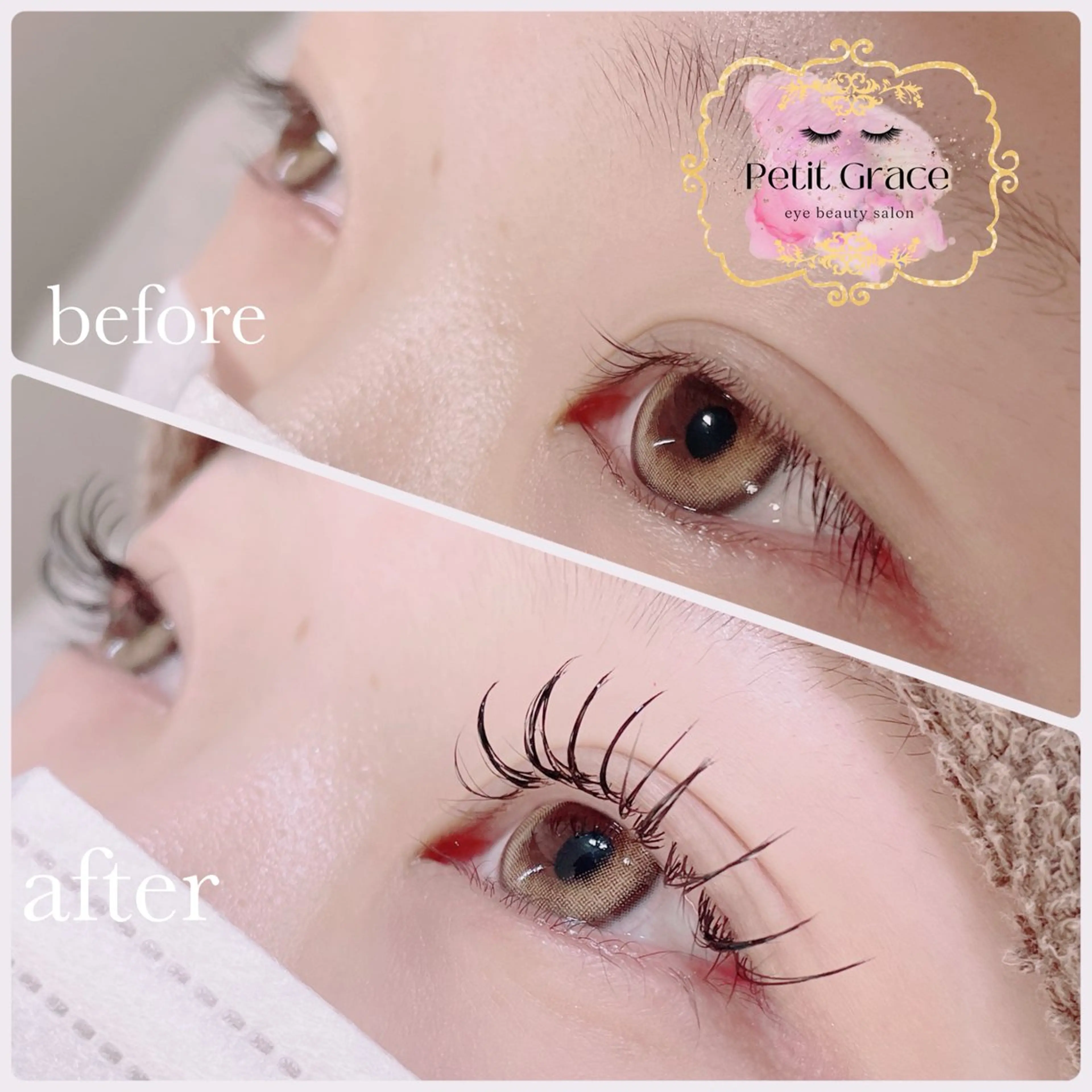 マツエク・マツパ フラットラッシュ Petit graceのマツエク・マツパデザイン