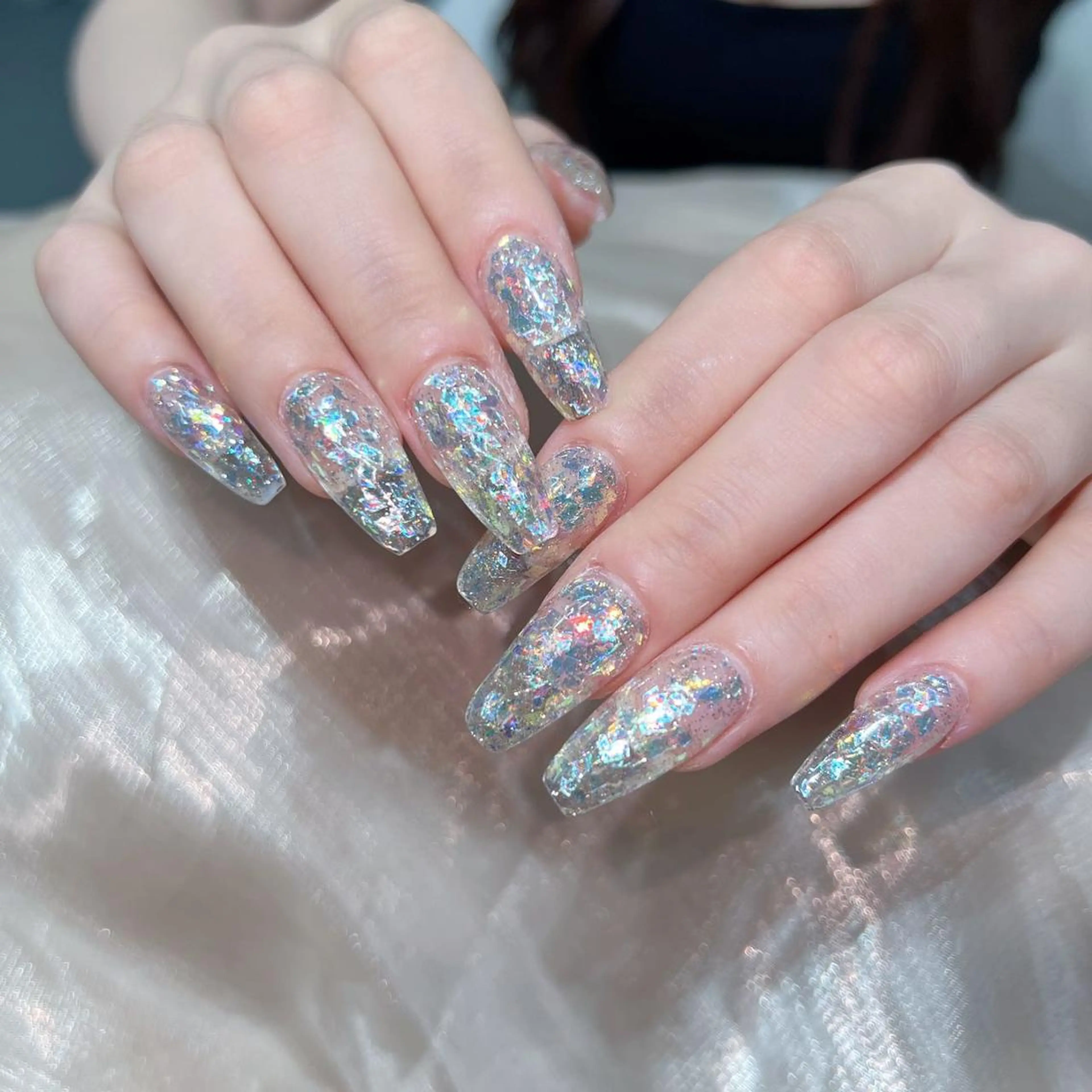 ネイル 長さ出し マグネットネイル ワンカラーネイル ネイルチップ Queens 榊 まおのネイルデザイン