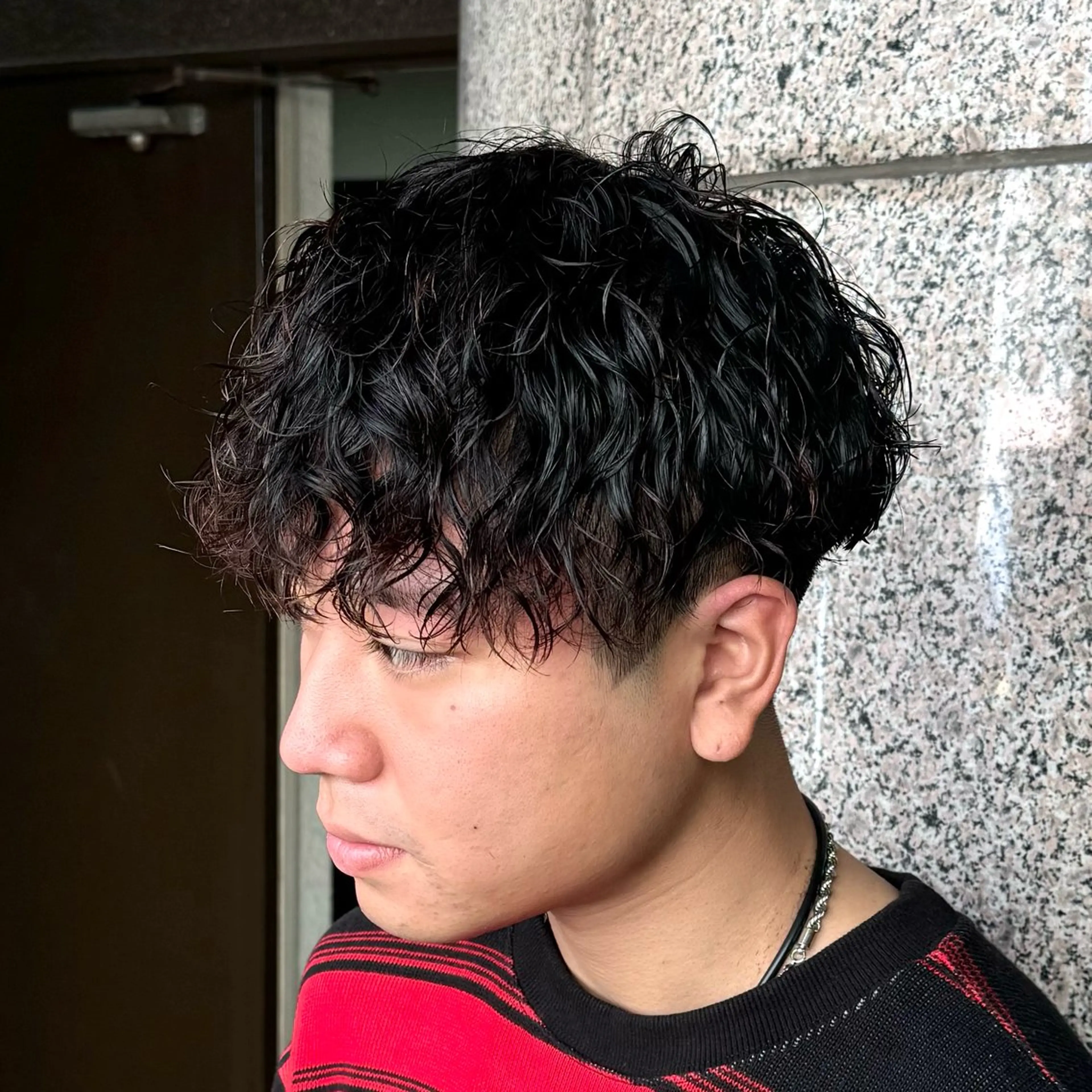 パーマ メンズ カット パーマ 柏メンズカットパーマ NO.1タイチのヘアスタイル