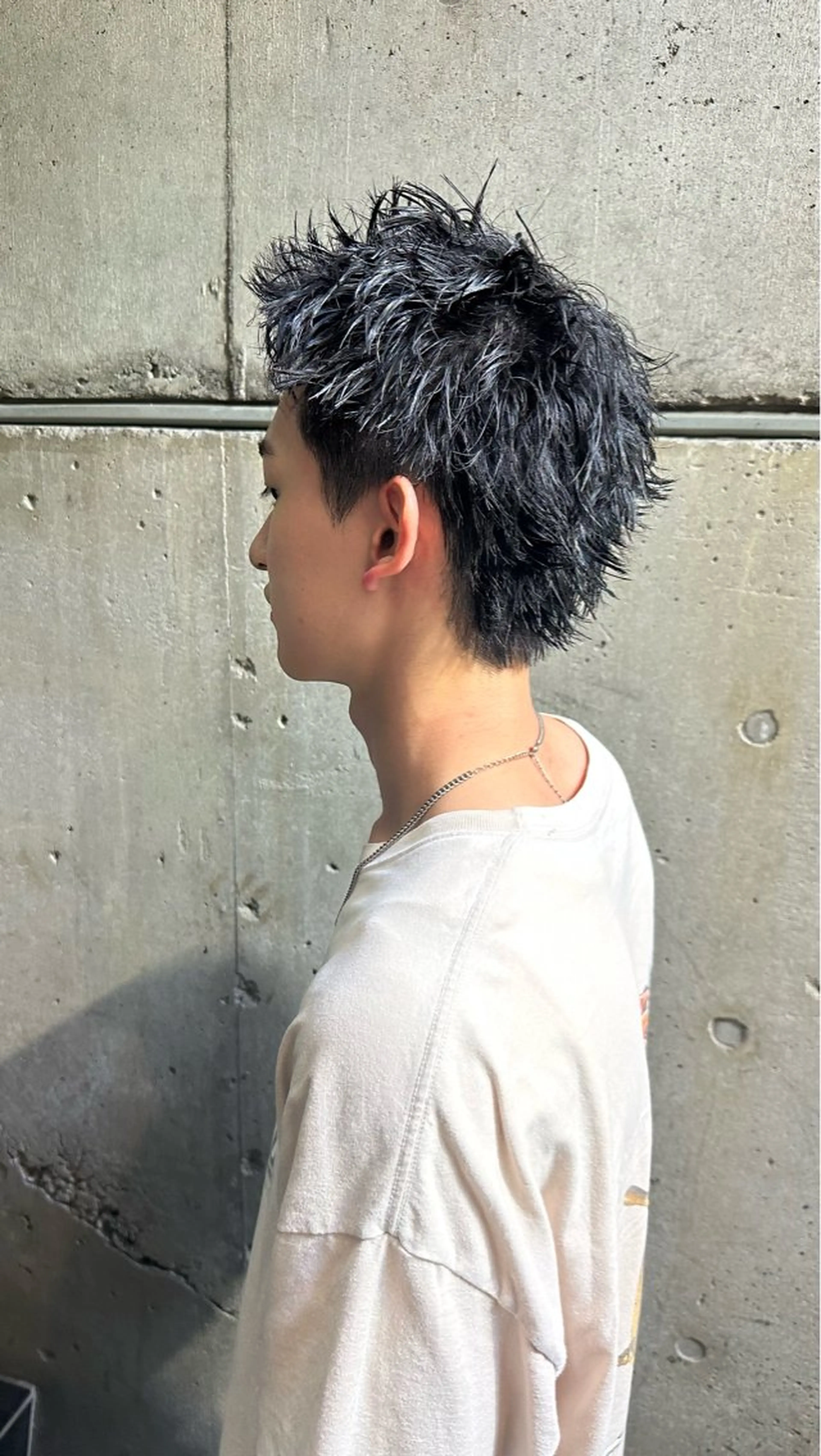 パーマ メンズ メンズパーマ スパイキーショート 五十嵐 圭音のヘアスタイル