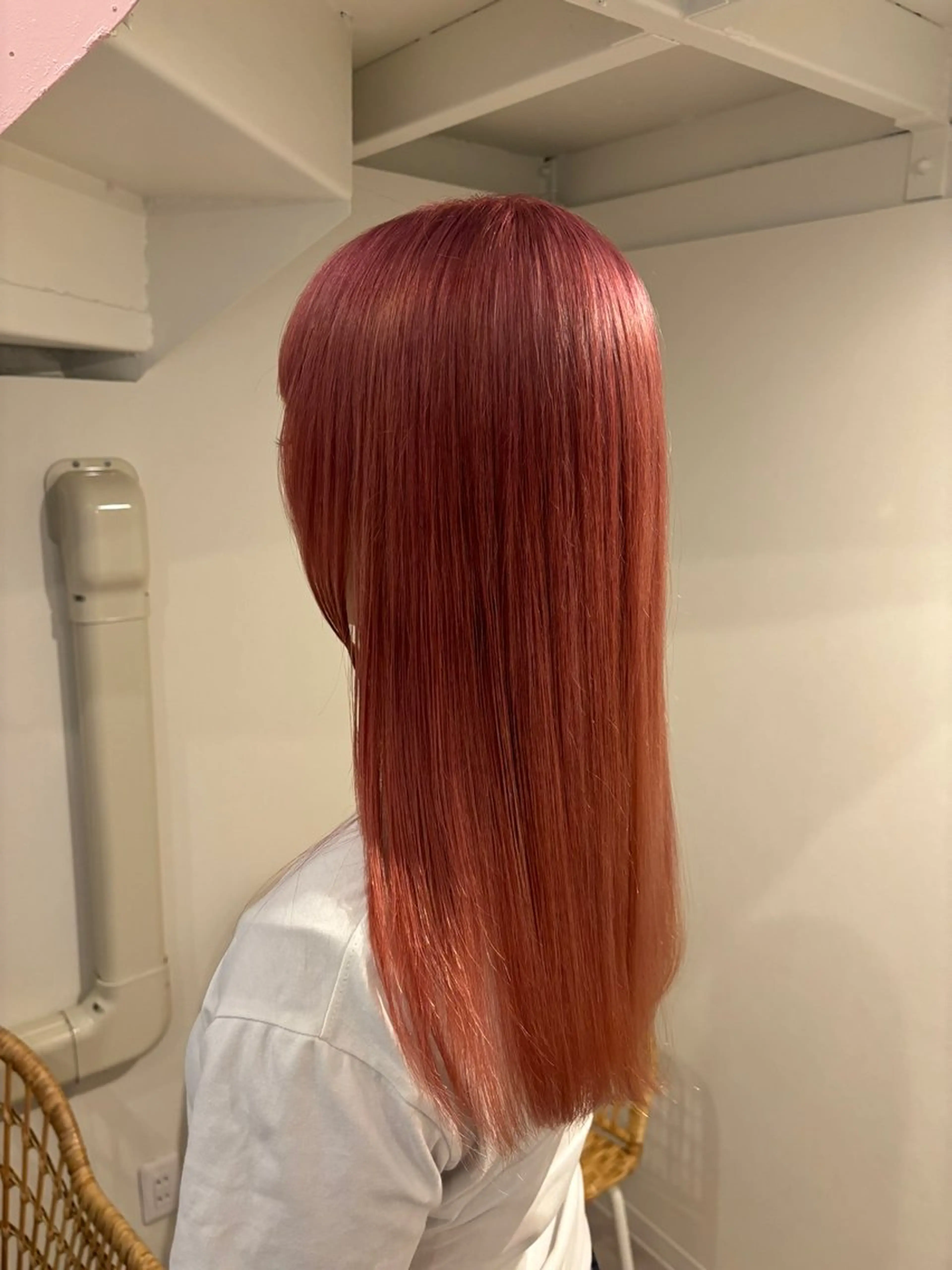 ロング カラー ピンクカラー 🩵izu 🩵のヘアスタイル