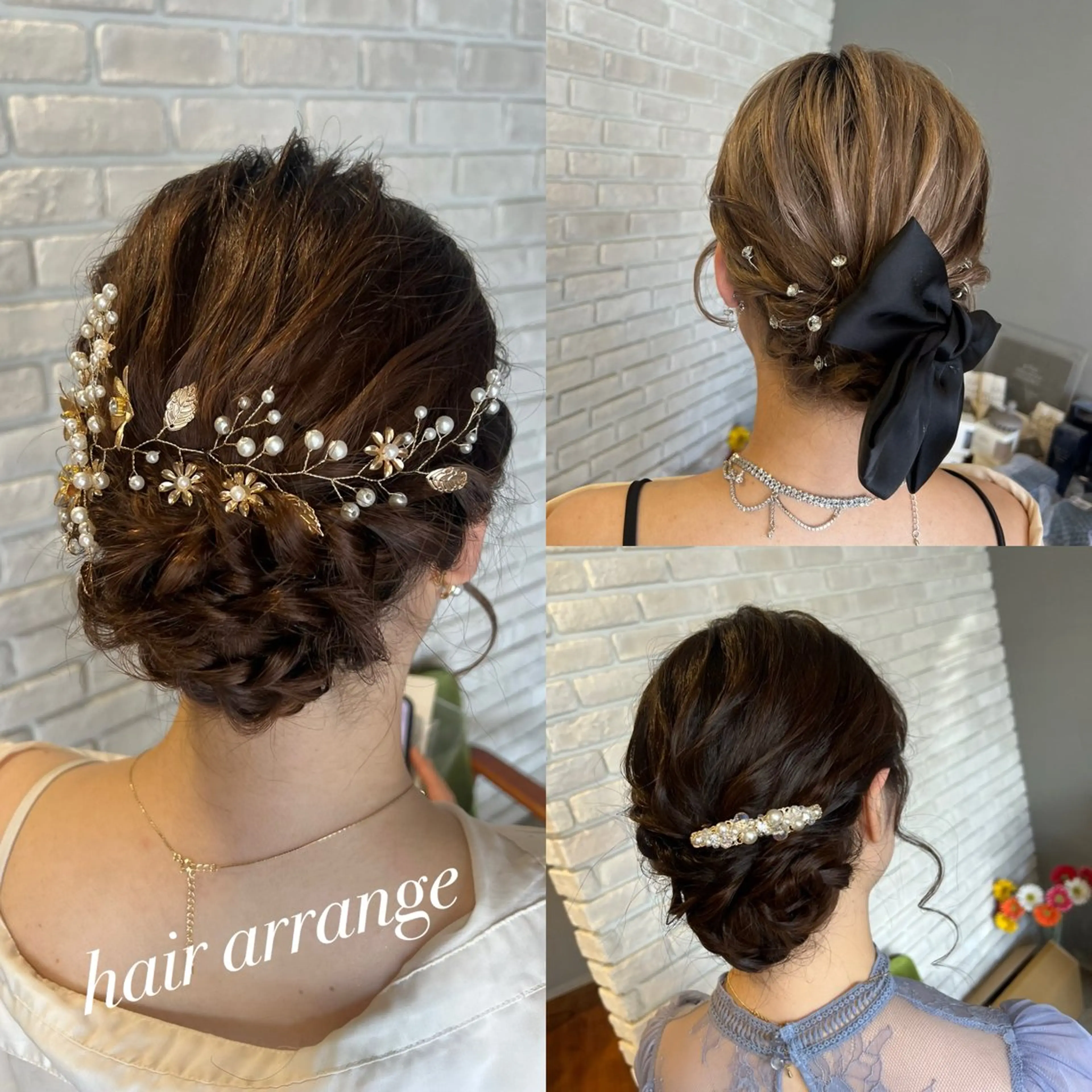 お呼ばれ･ヘアセット🎀🪄の写真