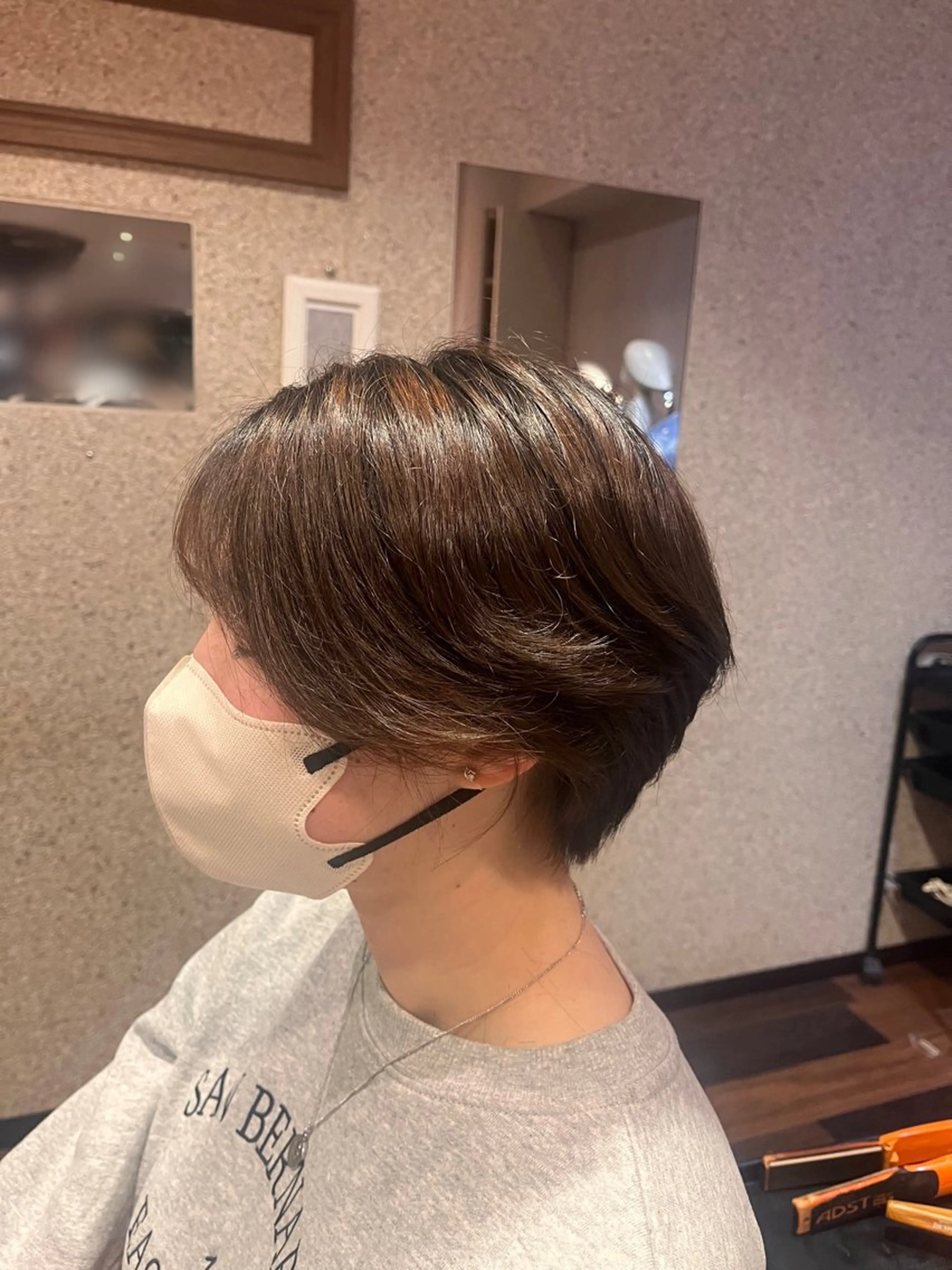 ショート パーマ カット パーマ よしだ しおりのヘアスタイル
