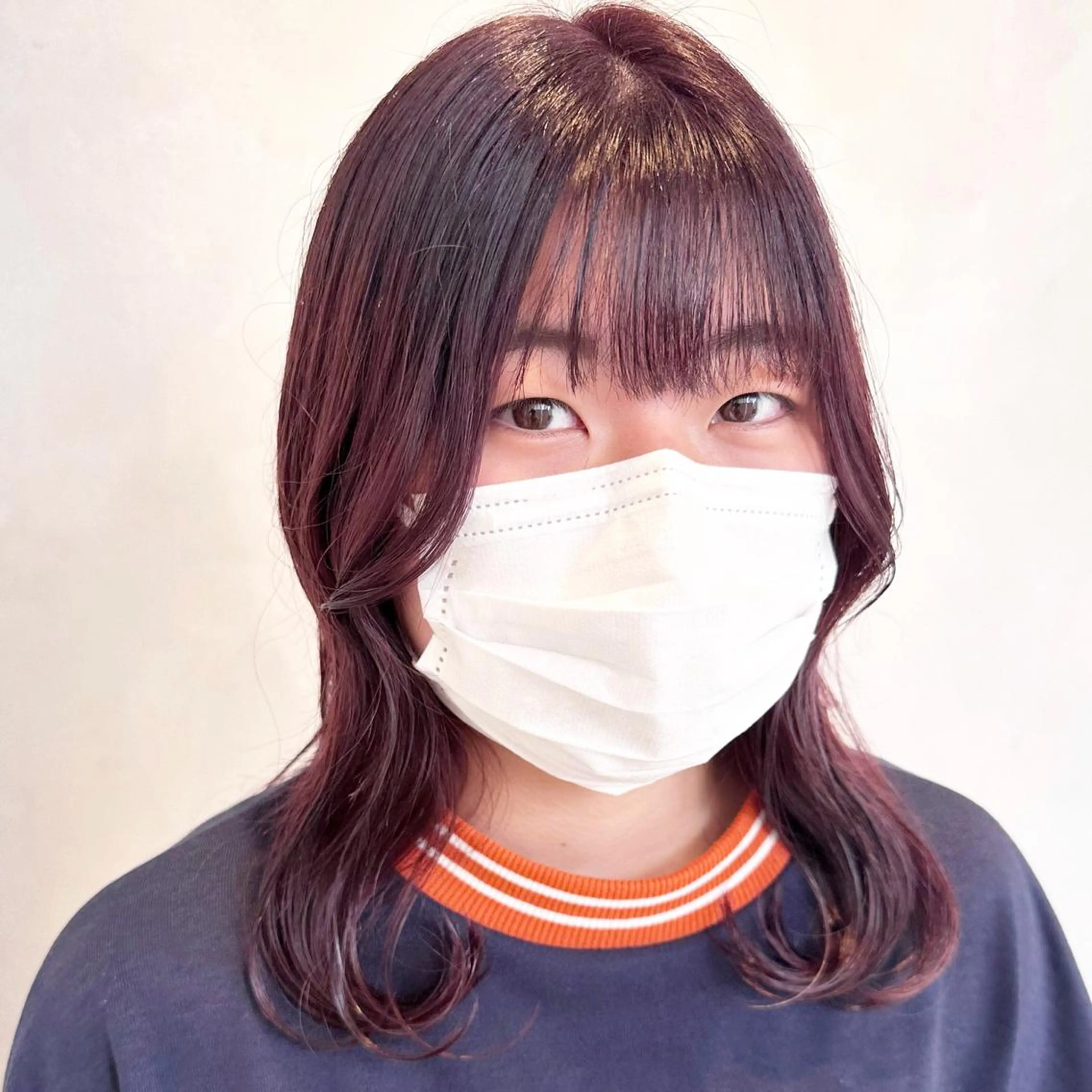 ミディアム カラー カット ヘアカラー トリートメント デザインカラー/パー マ🦖外岡咲希🦖のヘアスタイル