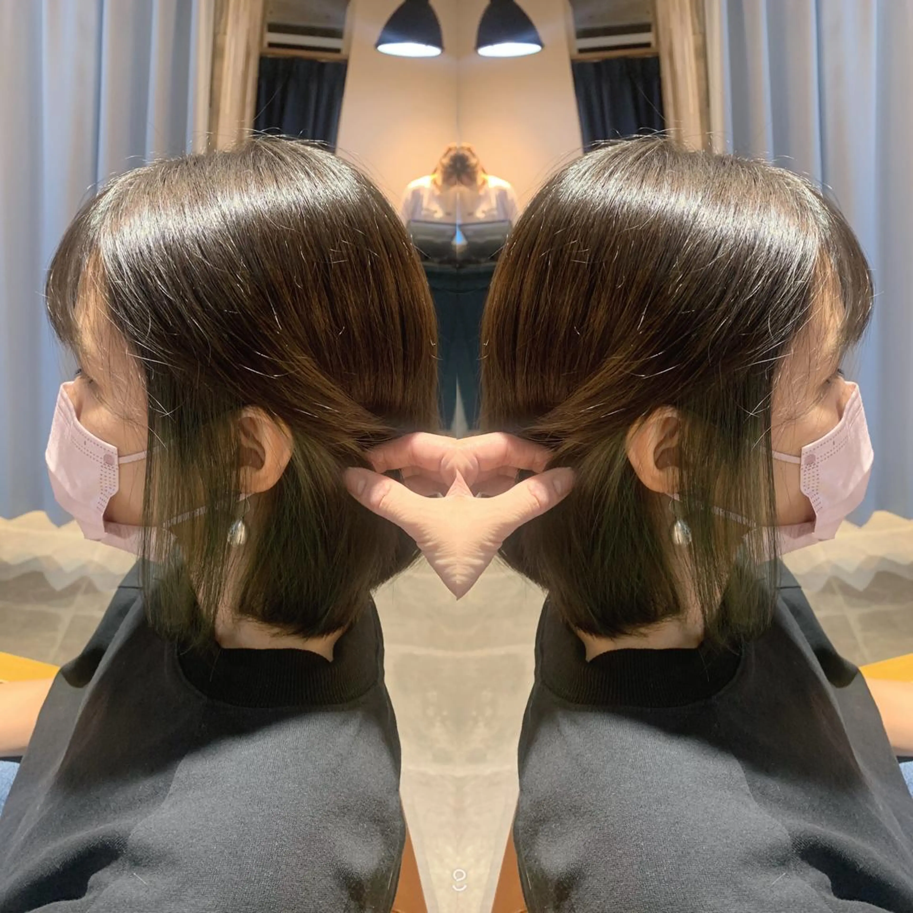 ショート カラー 韓国🇰🇷 ✂︎hair 内田愛のヘアスタイル