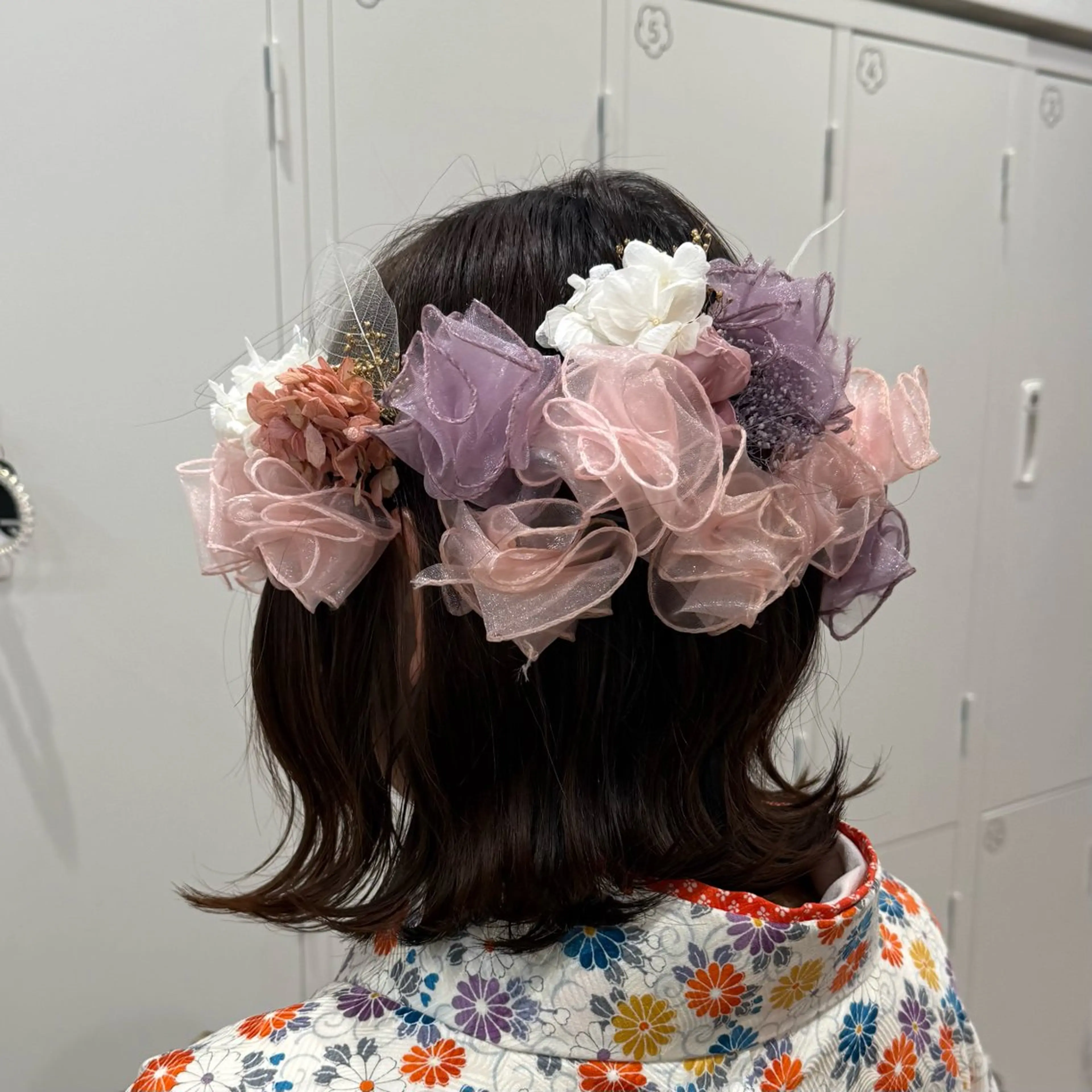 ミディアム ヘアアレンジ キヨミ 韓国レイヤーカットのヘアスタイル