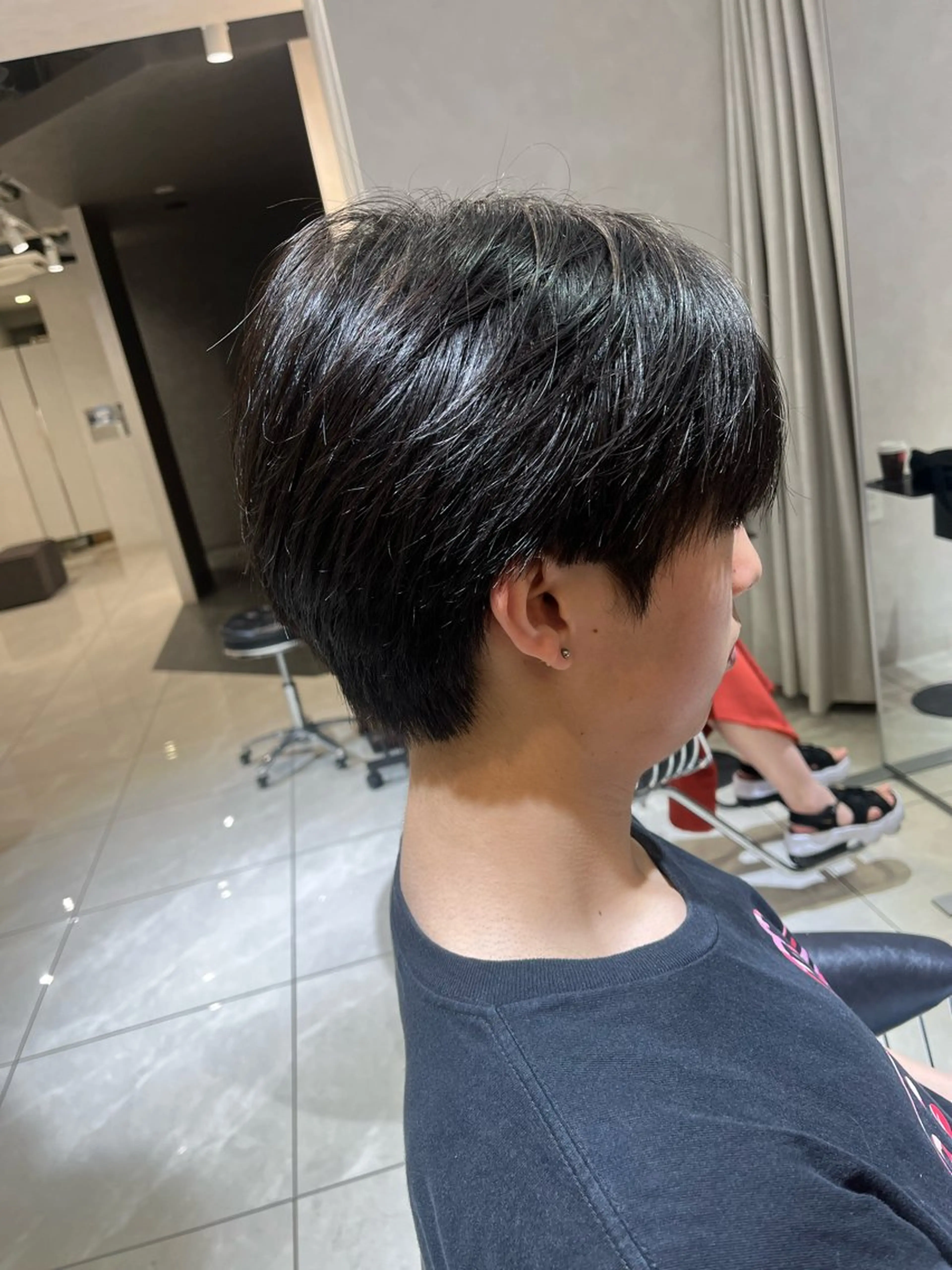 メンズ カット メンズセンターパート 🇰🇷wakanaのヘアスタイル