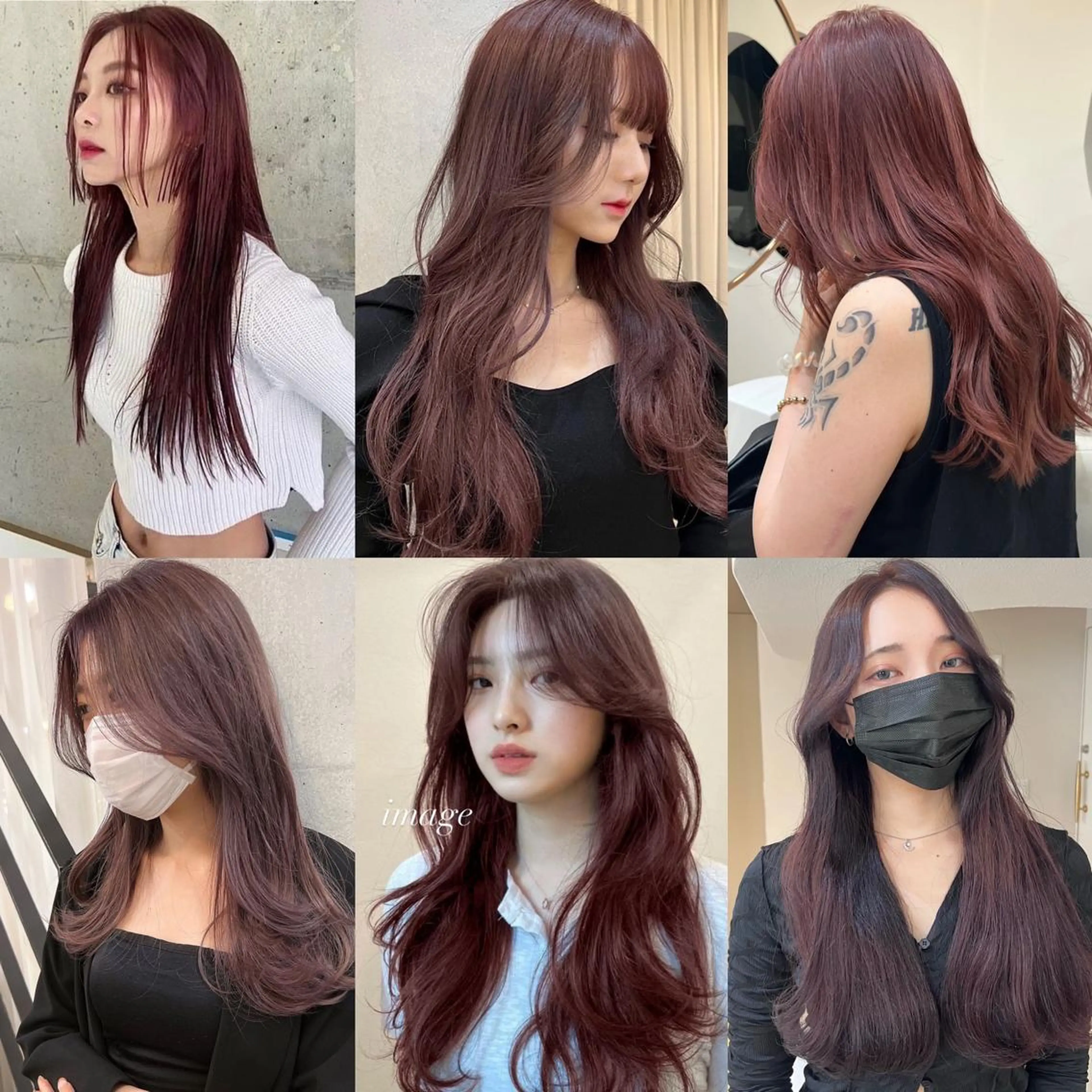 ロング 🤍🤍韓国ヘア おたけ🤍🤍のヘアスタイル