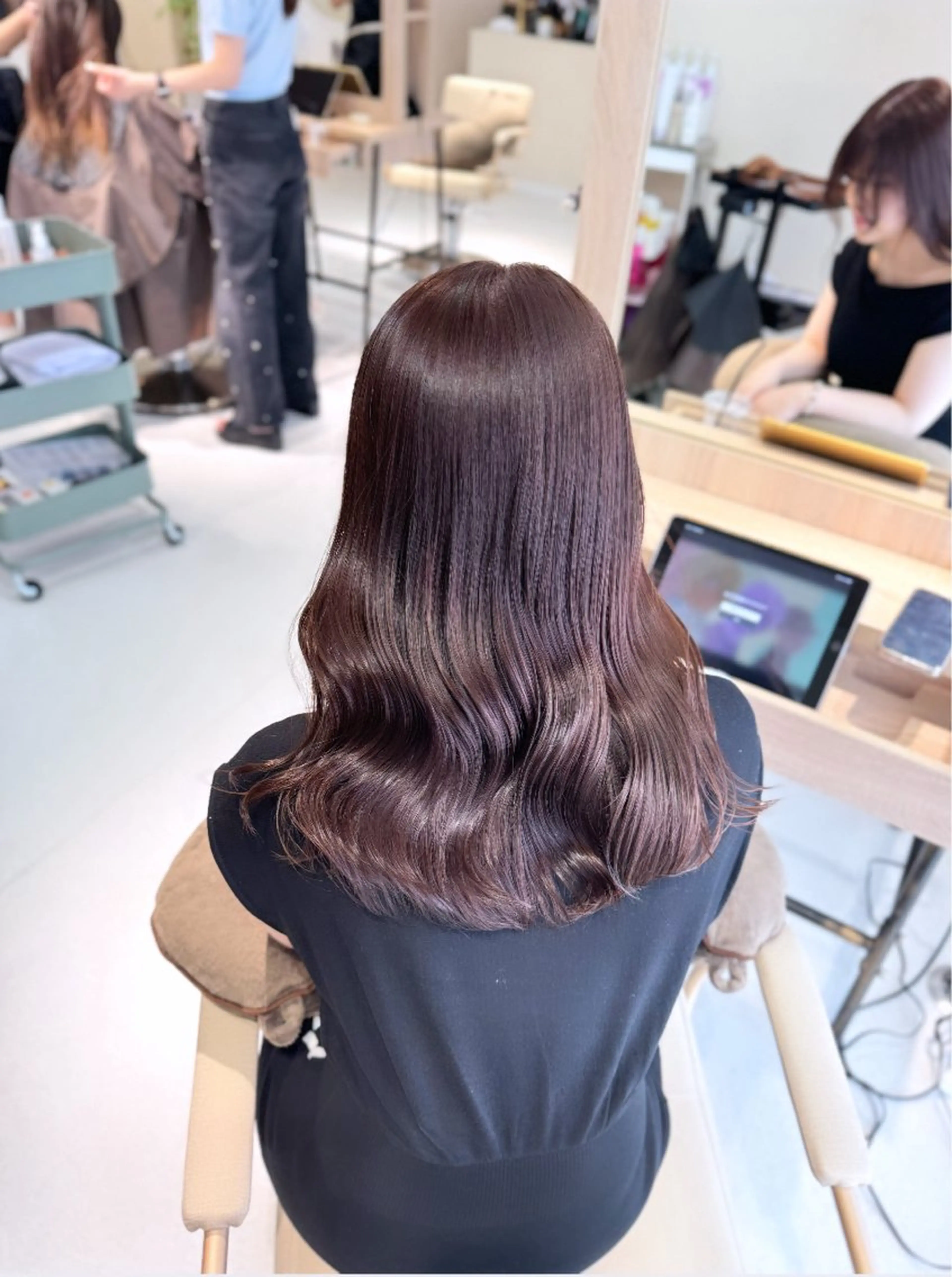 セミロング ヘアカラー juprey所属・jupreÿ 𝒔𝒂𝒚𝒂🍓のヘアスタイル