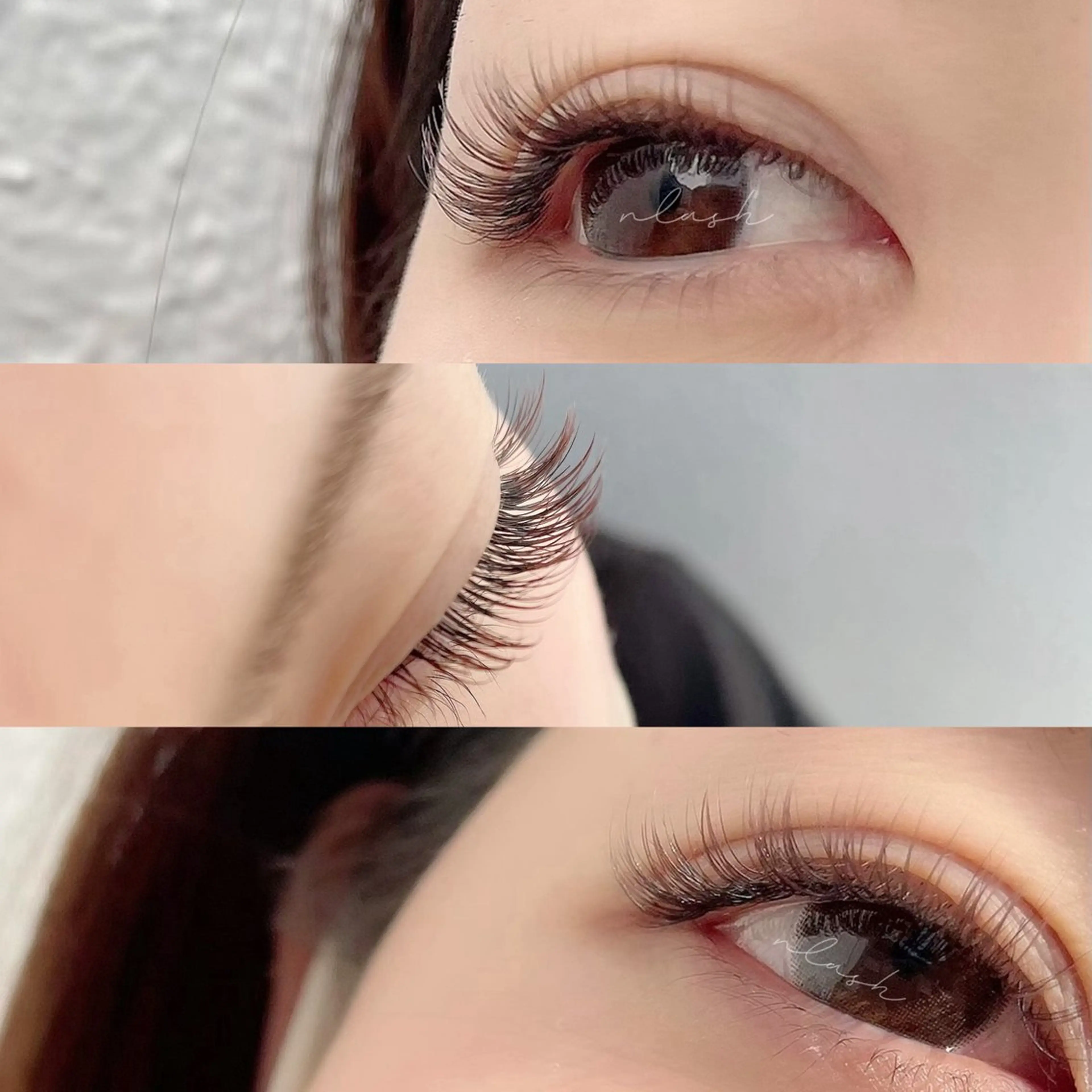 マツエク・マツパ 束感まつ毛 カラーマツエク 【まつげ専門店】Nlash 幸手所属・Nlash natsumiのマツエク・マツパデザイン