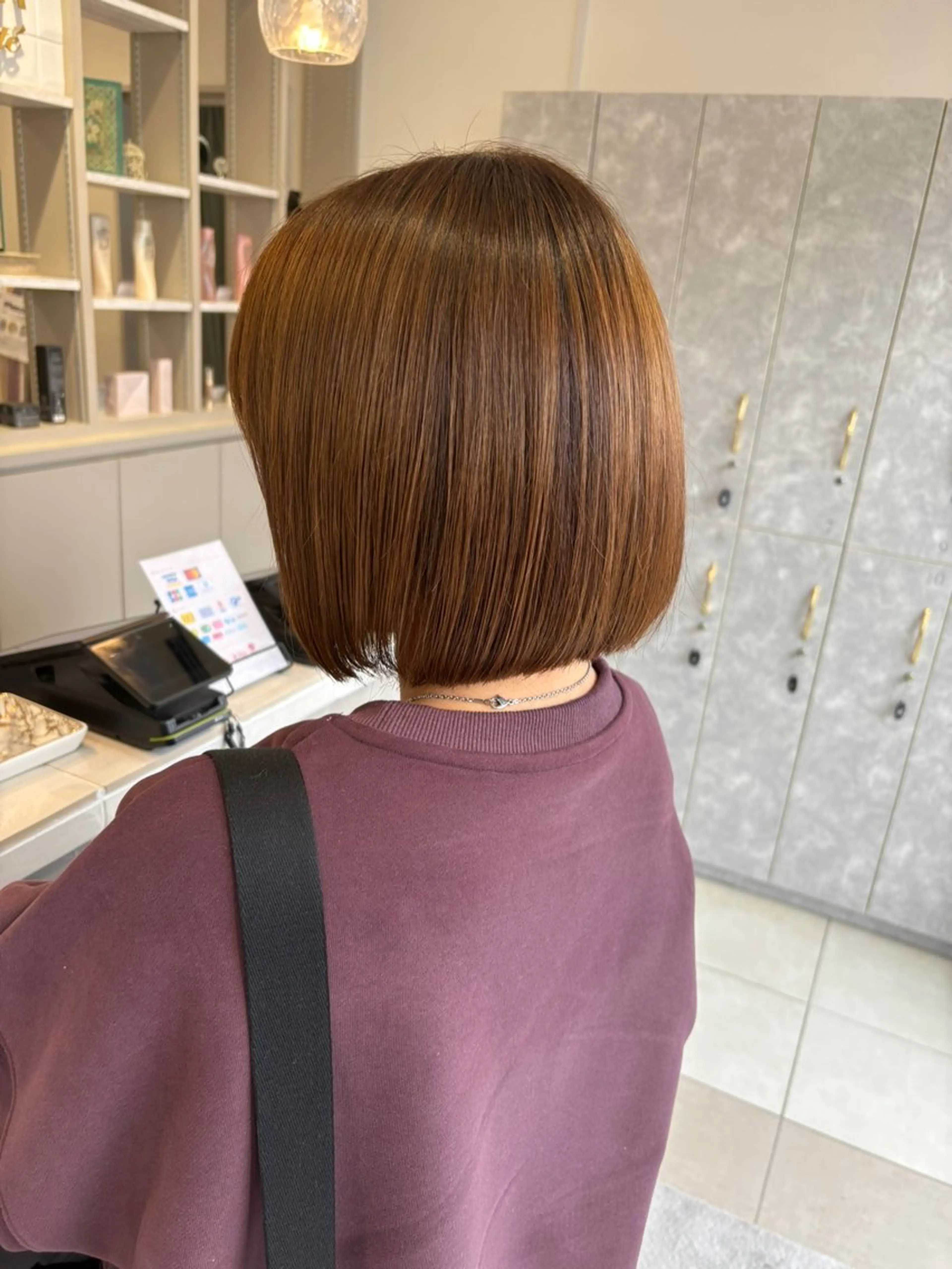 ショート ボブ カット 小板橋 菜月のヘアスタイル