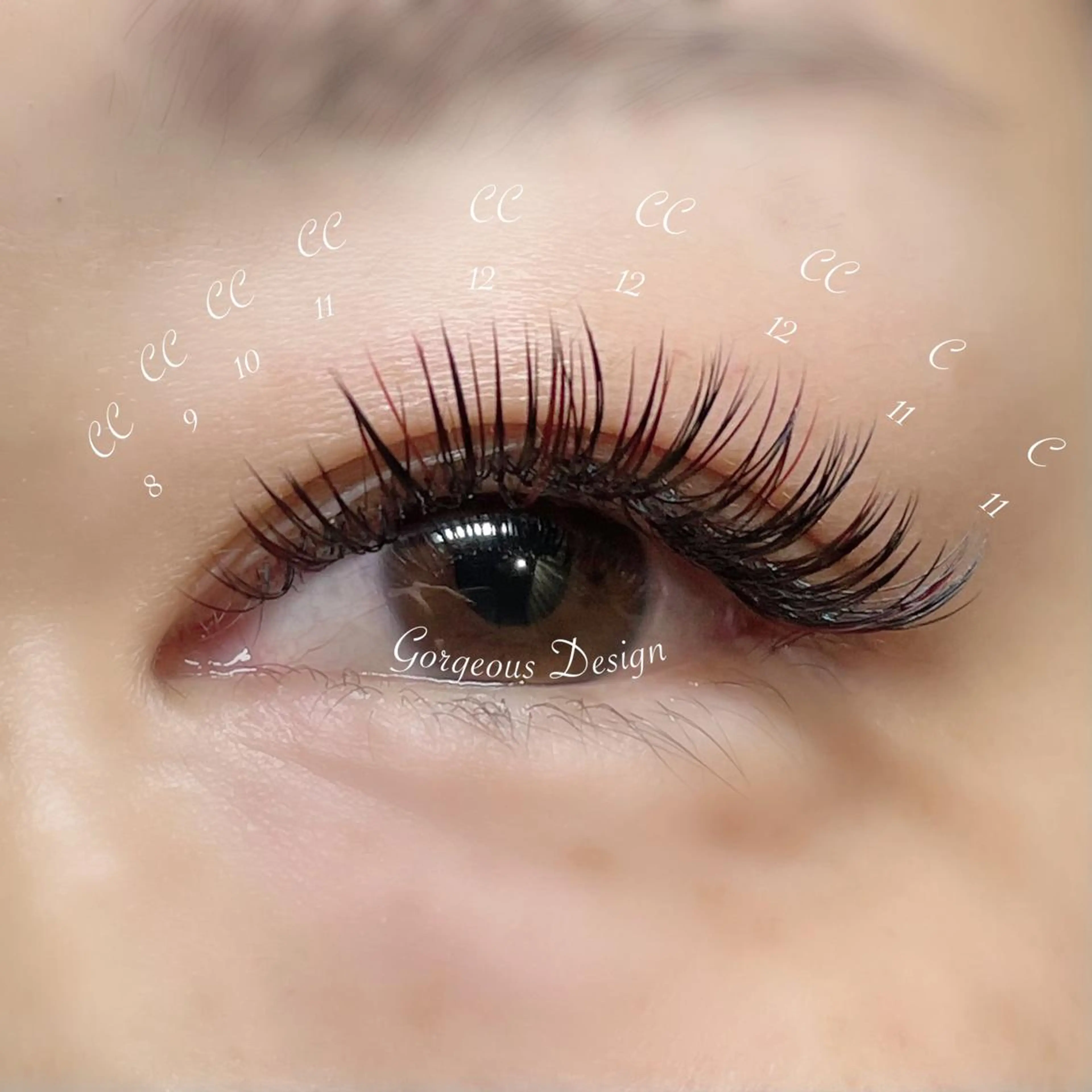 マツエク・マツパ バインドロック マツエク GRANDE OSU 藤原/eye店長のマツエク・マツパデザイン