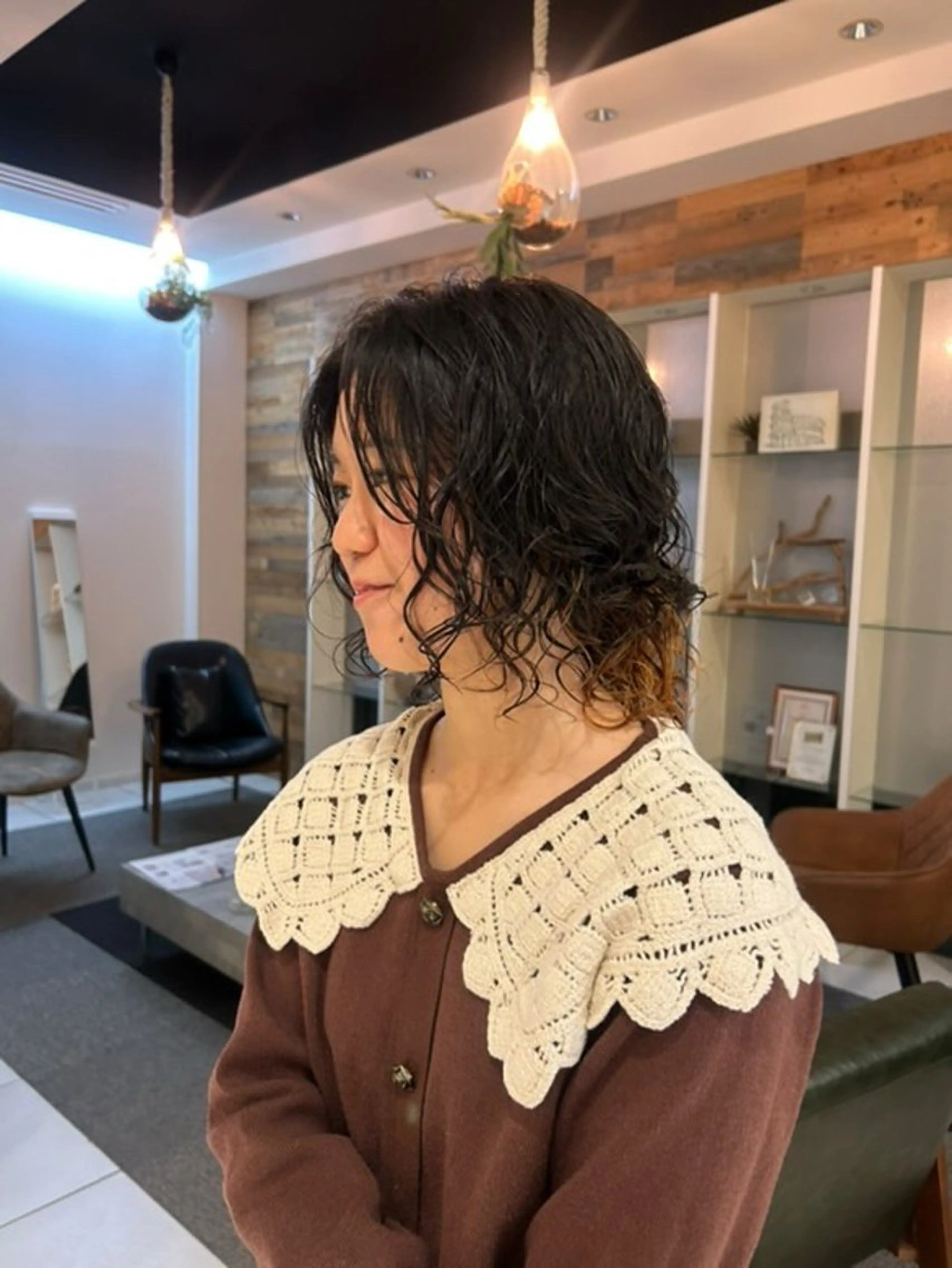 ミディアム パーマ パーマ 髪質改善/ストレート パーマ長久手/ひかるのヘアスタイル