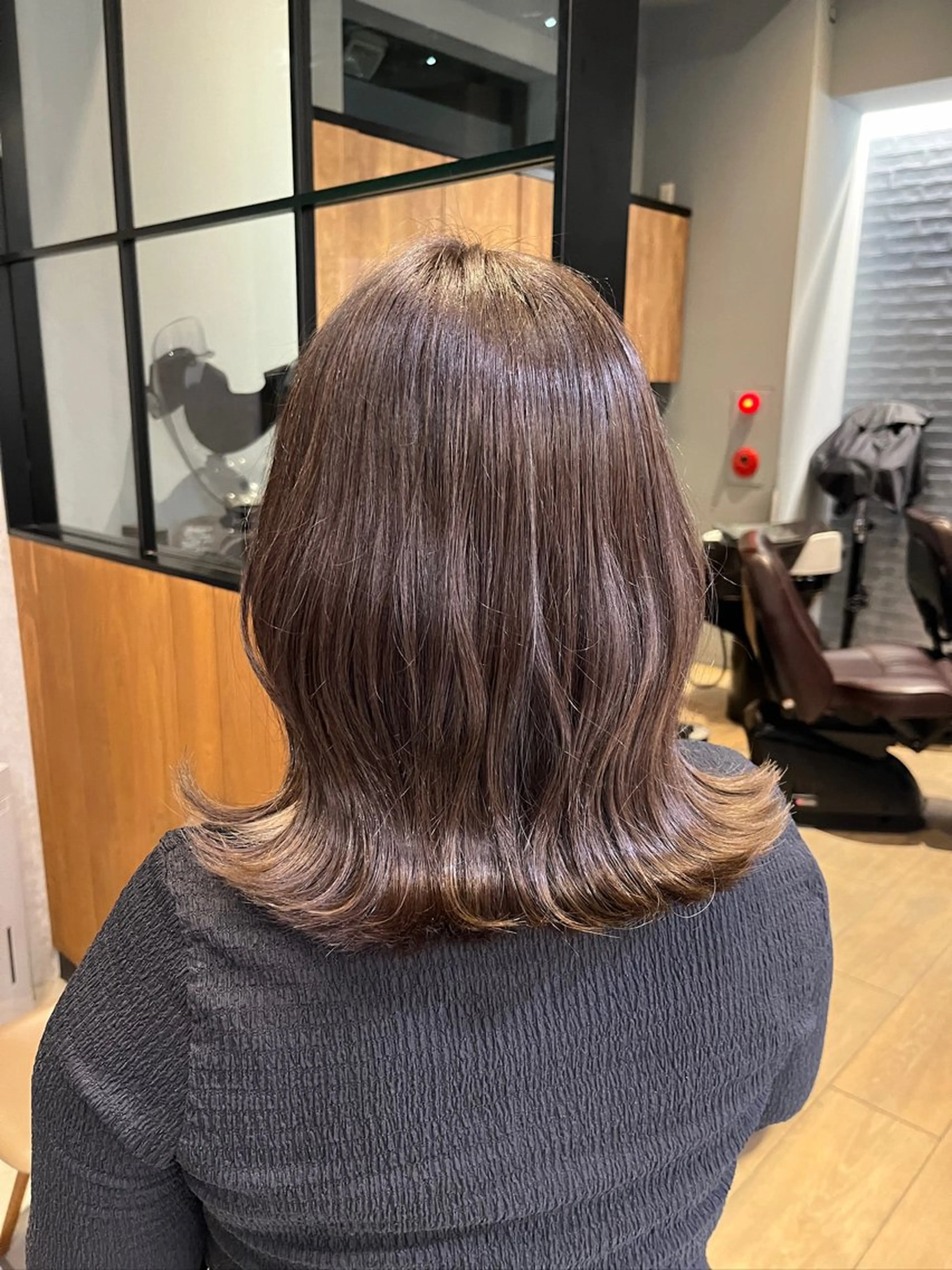 セミロング カラー カット ヘアカラー トリートメント yuuri🎀/大宮 /韓国ヘア/レイヤーのヘアスタイル