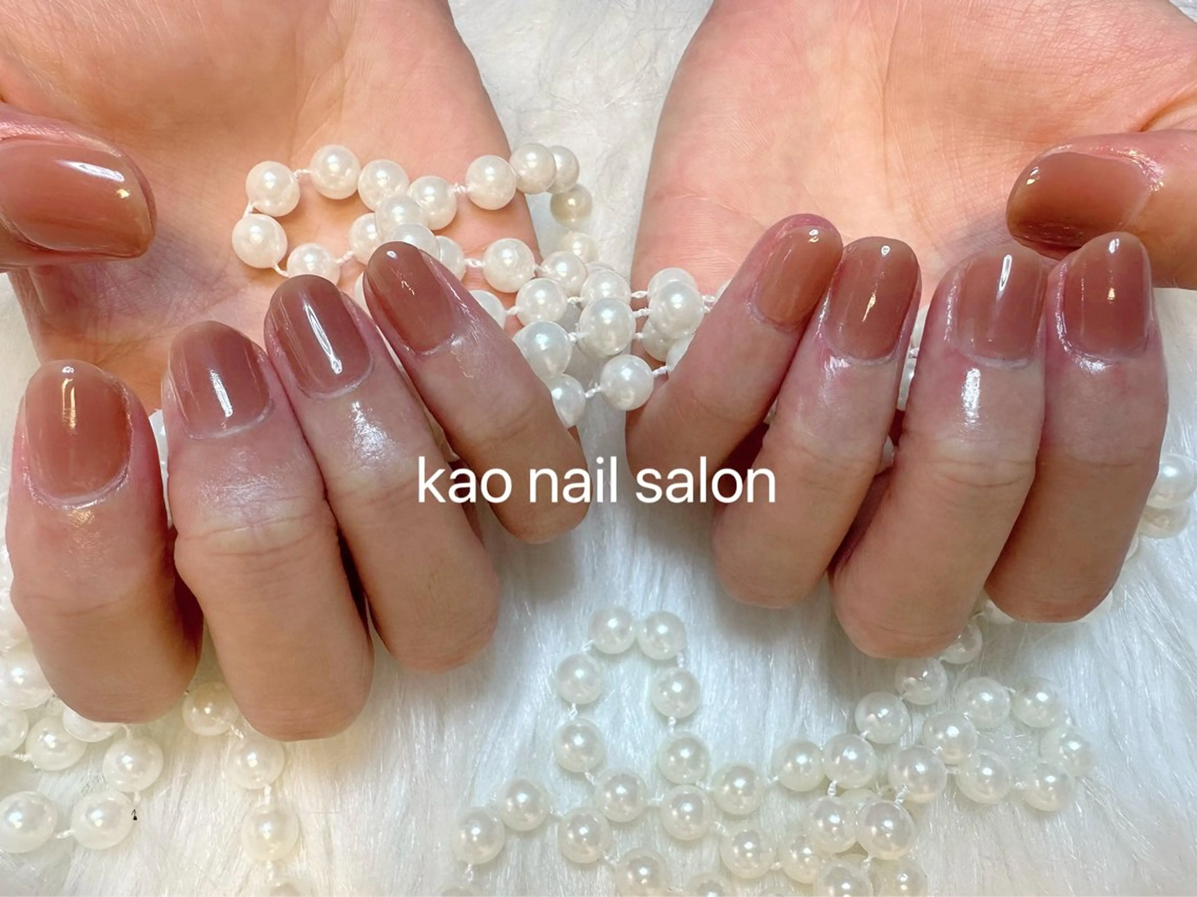 ネイル チークネイル 長さ出し フットネイル フレンチネイル ジェルネイル ハンドネイル kao nail マグネット/長さだしのネイルデザイン