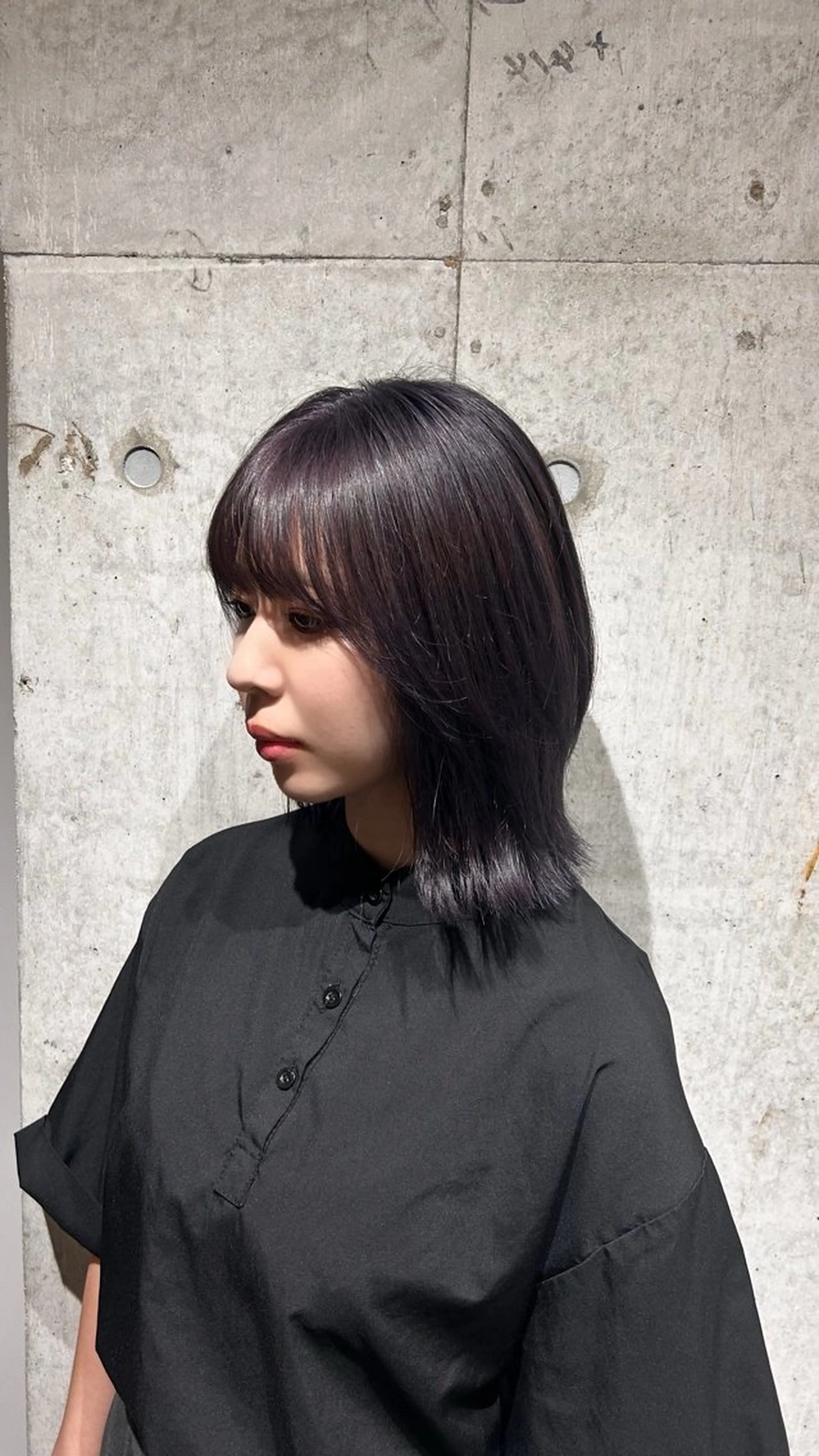 ミディアム ヘアカラー トリートメント RUKA🩰透明感 寒色カラー/レイヤーのヘアスタイル