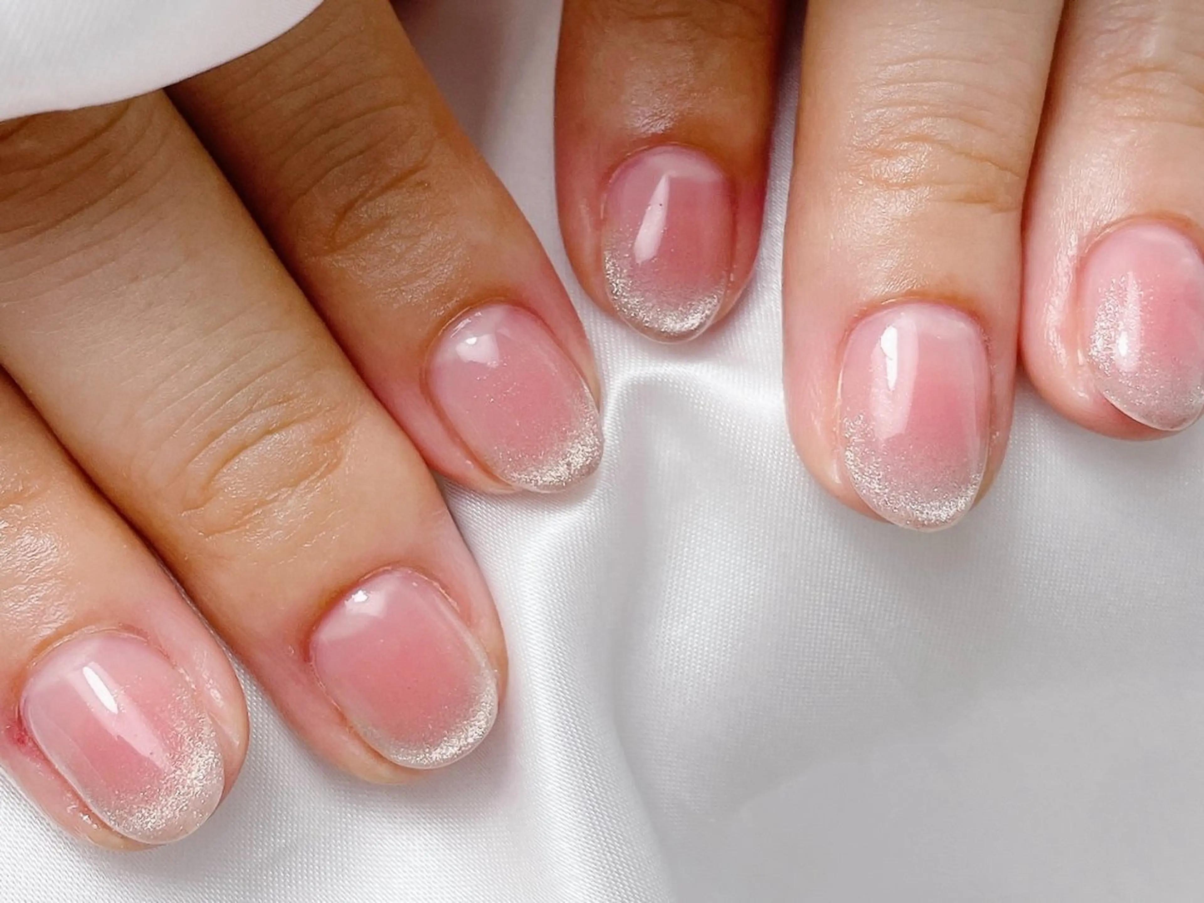 ネイル チークネイル フレンチネイル マグネットネイル マグネットフレンチ M nail所属・M nailのネイルデザイン