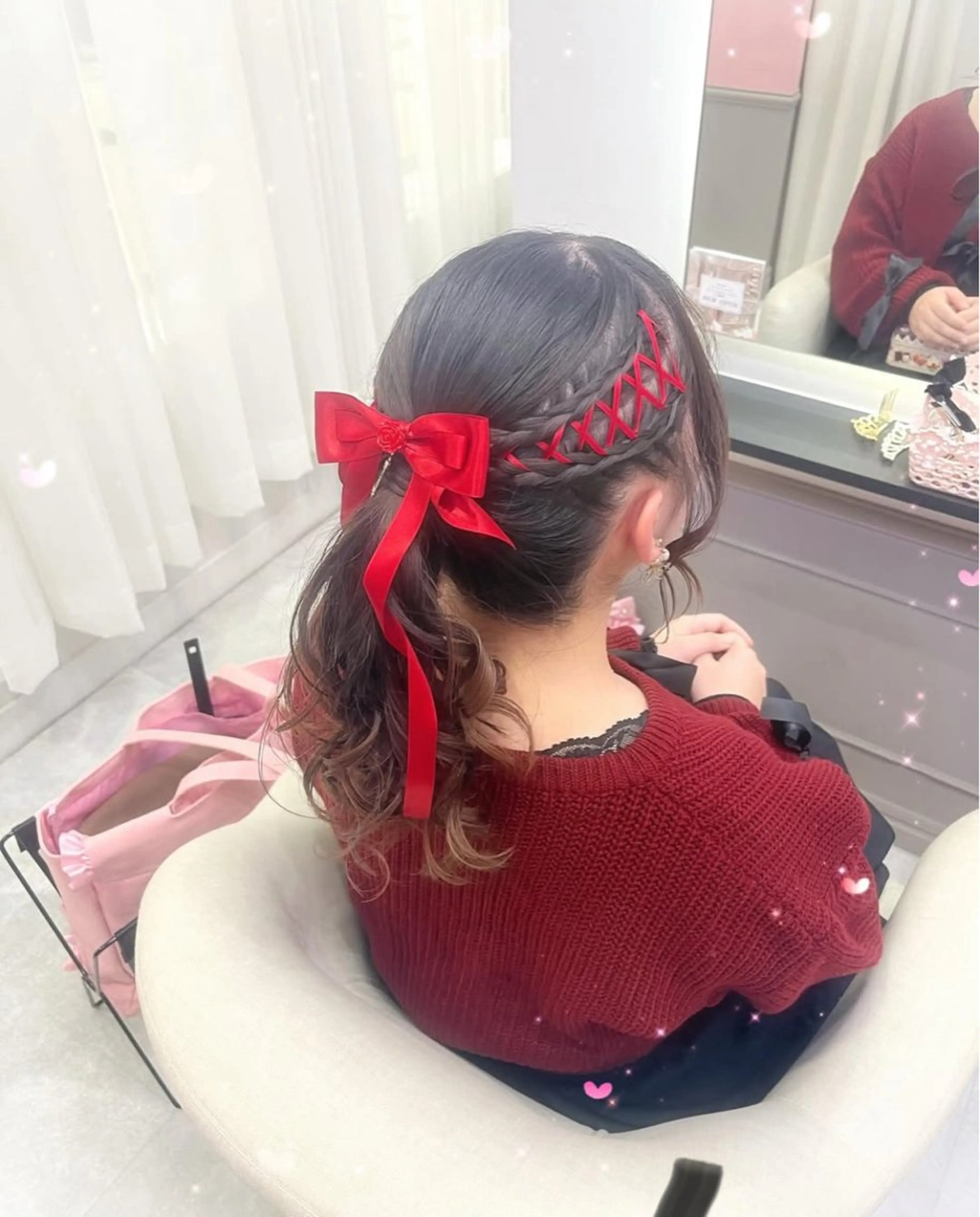 ヘアアレンジ lien eriiのヘアスタイル