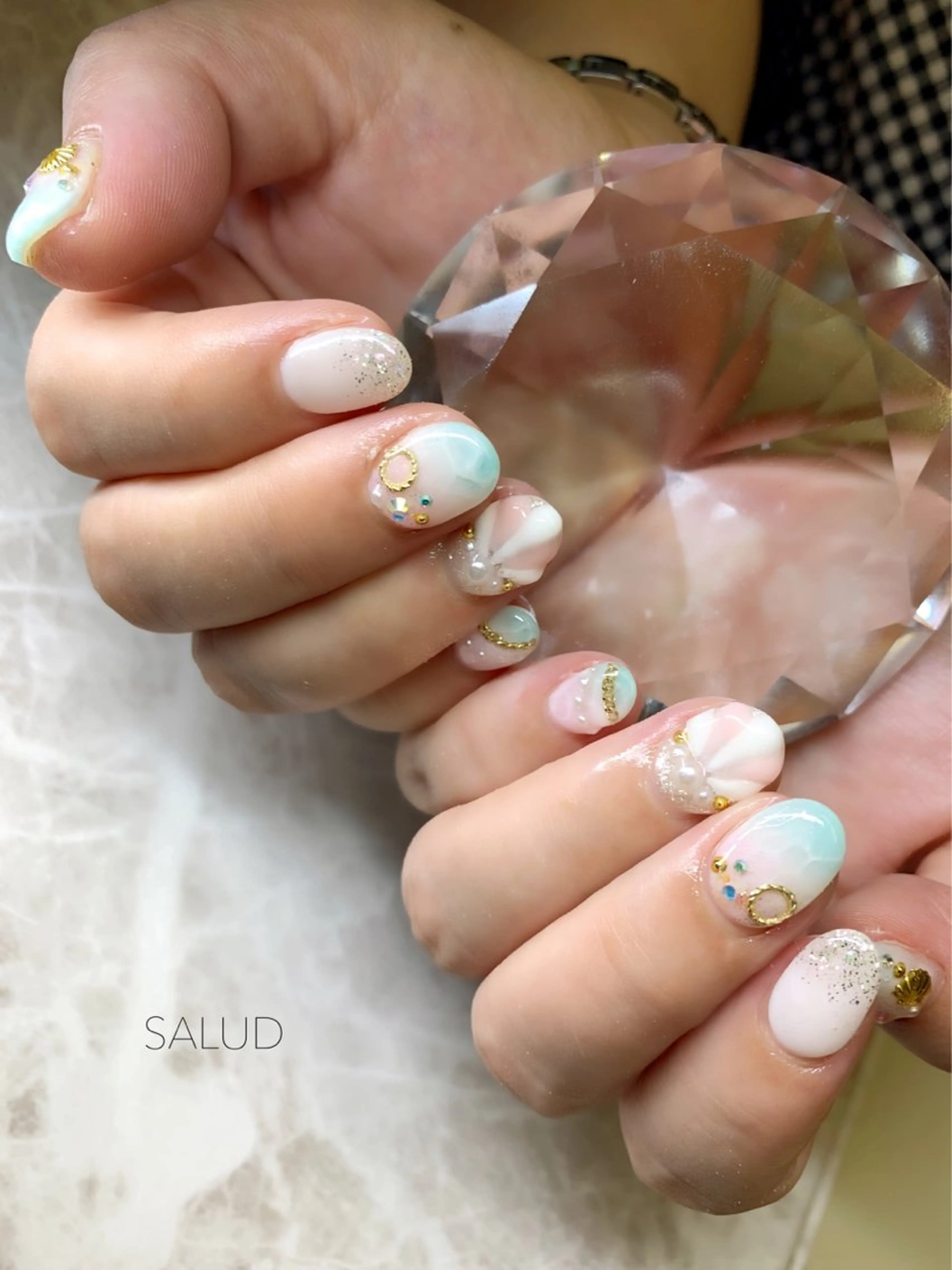 ネイル ハンドネイル Nail Salon SALUDのネイルデザイン