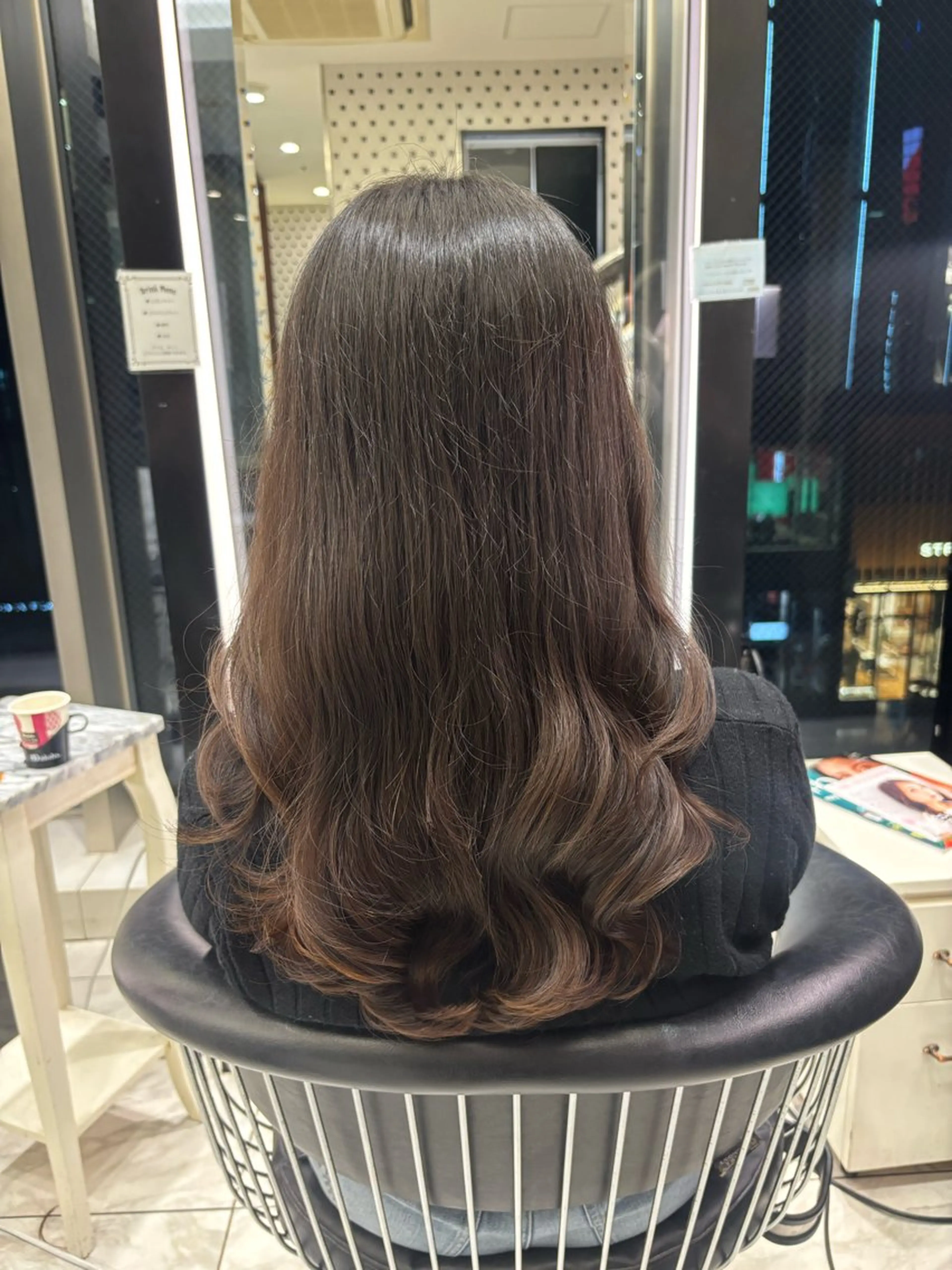 ミディアム パーマ カット パーマ トリートメント 銀座🌿ヘア アレンジ🌿さやかのヘアスタイル