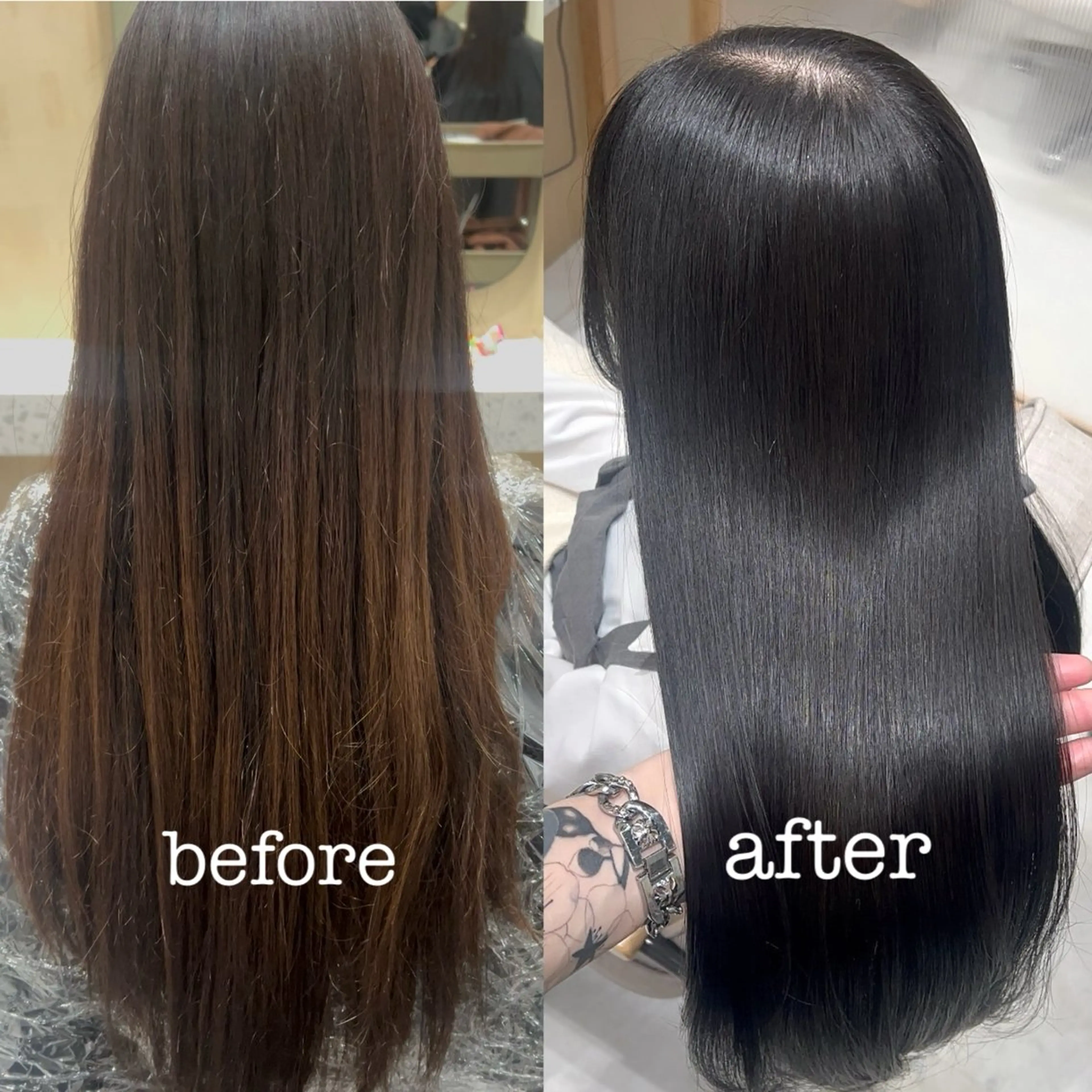 ロング ケアカラー 髪質改善 トリートメント カット ヘアカラー トリートメント 💎髪質改善/艶髪 💎mizuki💎のヘアスタイル