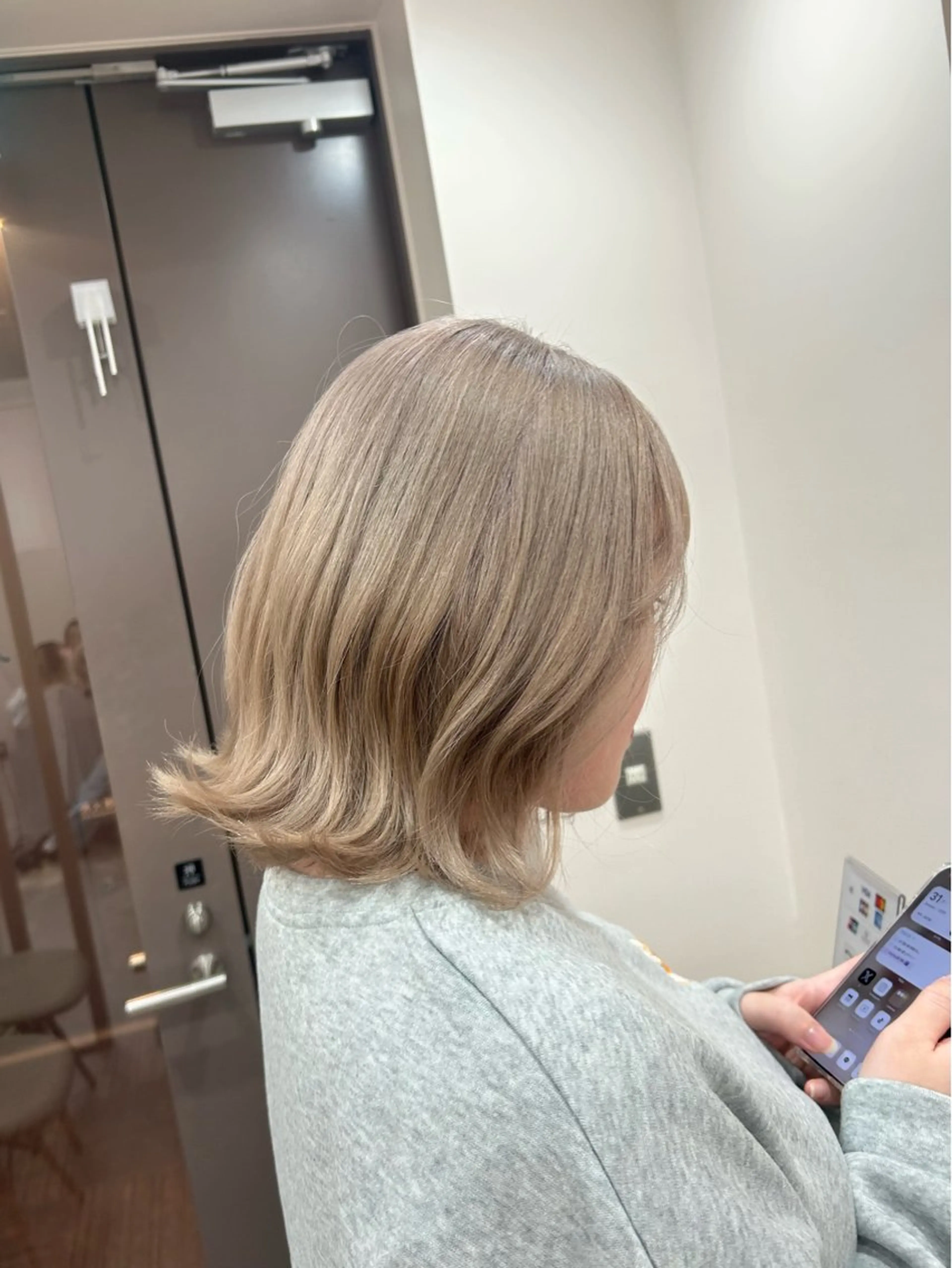 ミディアム ヘアカラー トリートメント 透明感/ダブルカラー /🌸ERI🌸のヘアスタイル