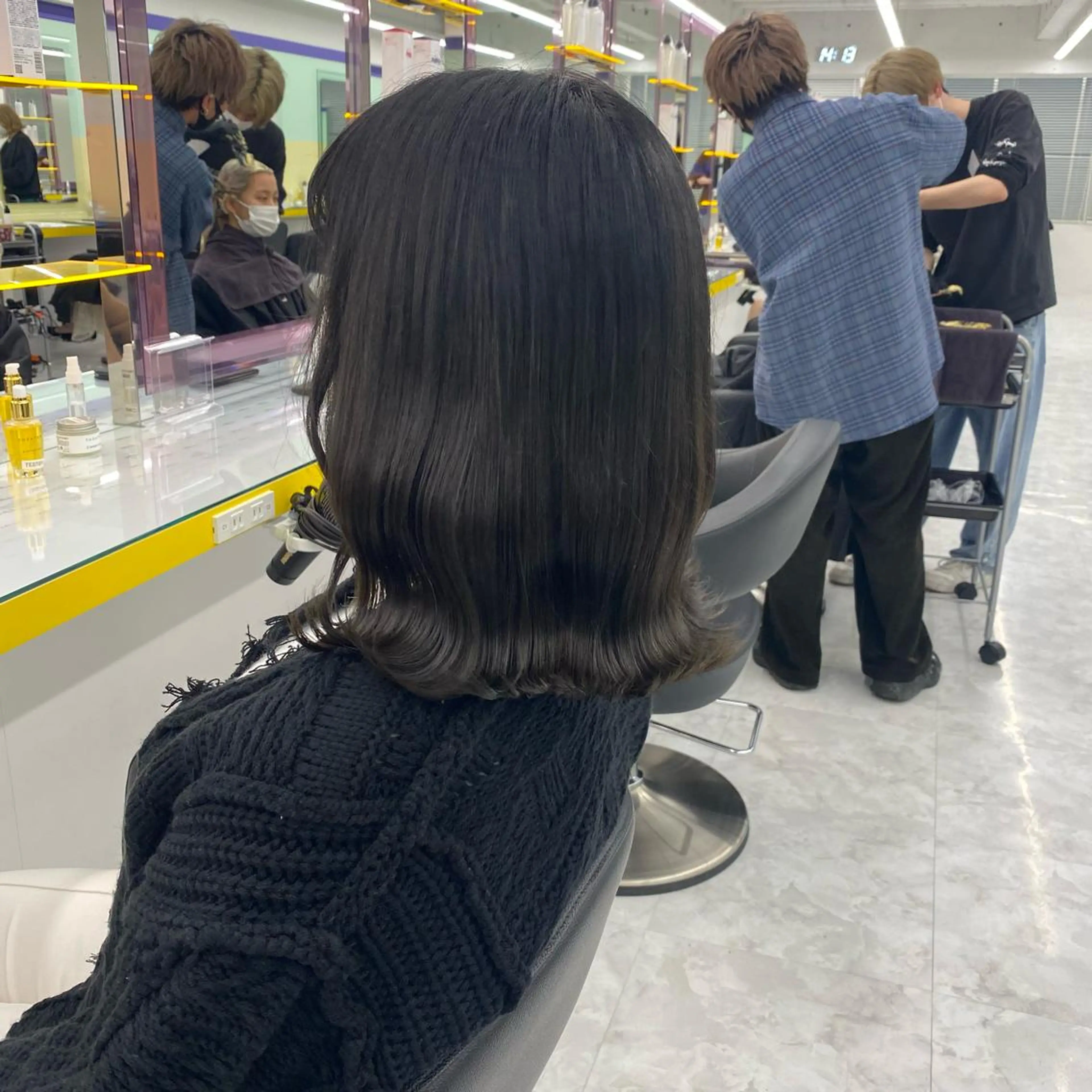 ロング カラー パーマ ヘアアレンジ メンズ キッズ ネイル マツエク・マツパ アイブロウ メンズブリーチ ブリーチ グレージュ ブリーチなしカラー Lumo所属・💖横浜ブリーチなし 💖MIHOのヘアスタイル