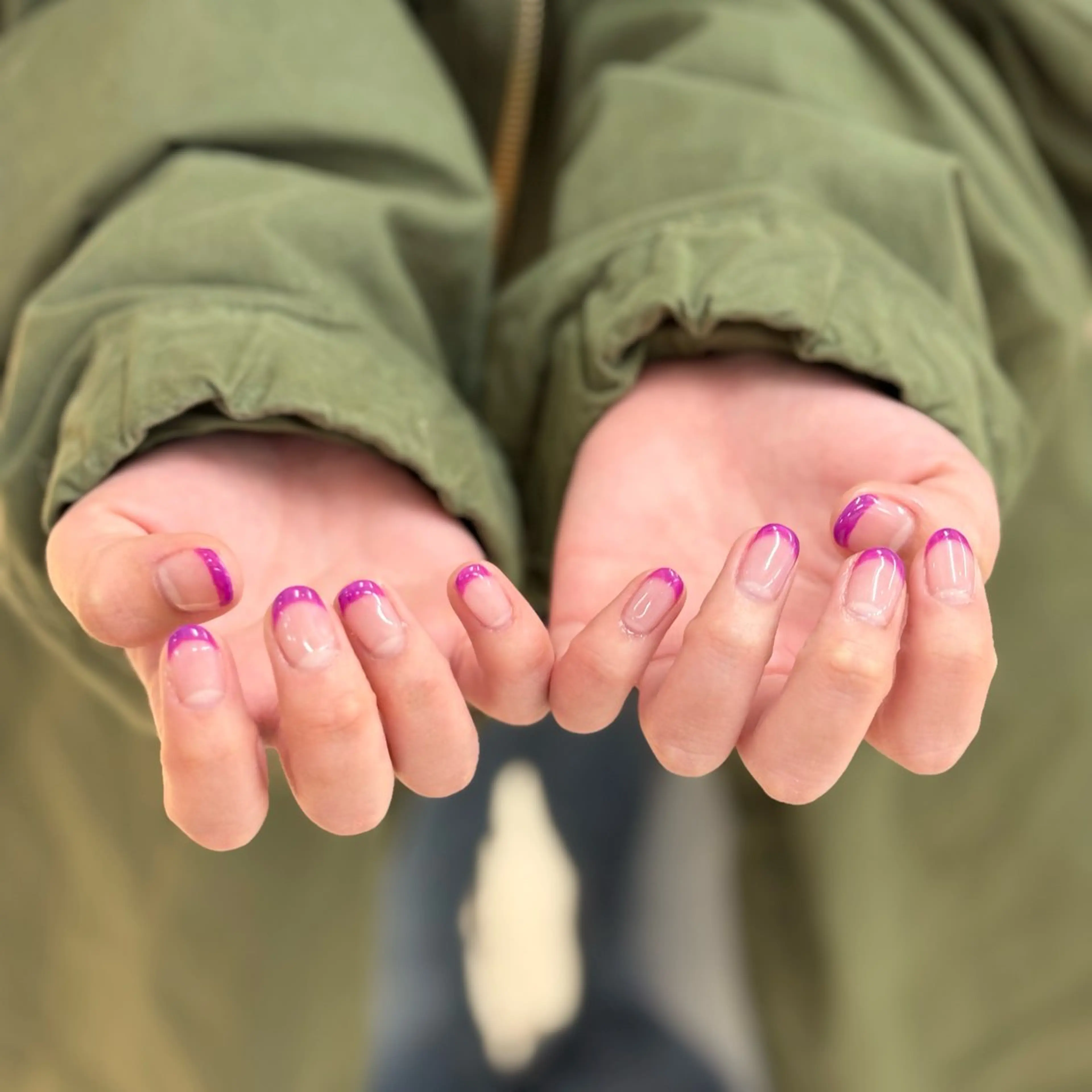 ネイル フレンチネイル △ mayukoのネイルデザイン