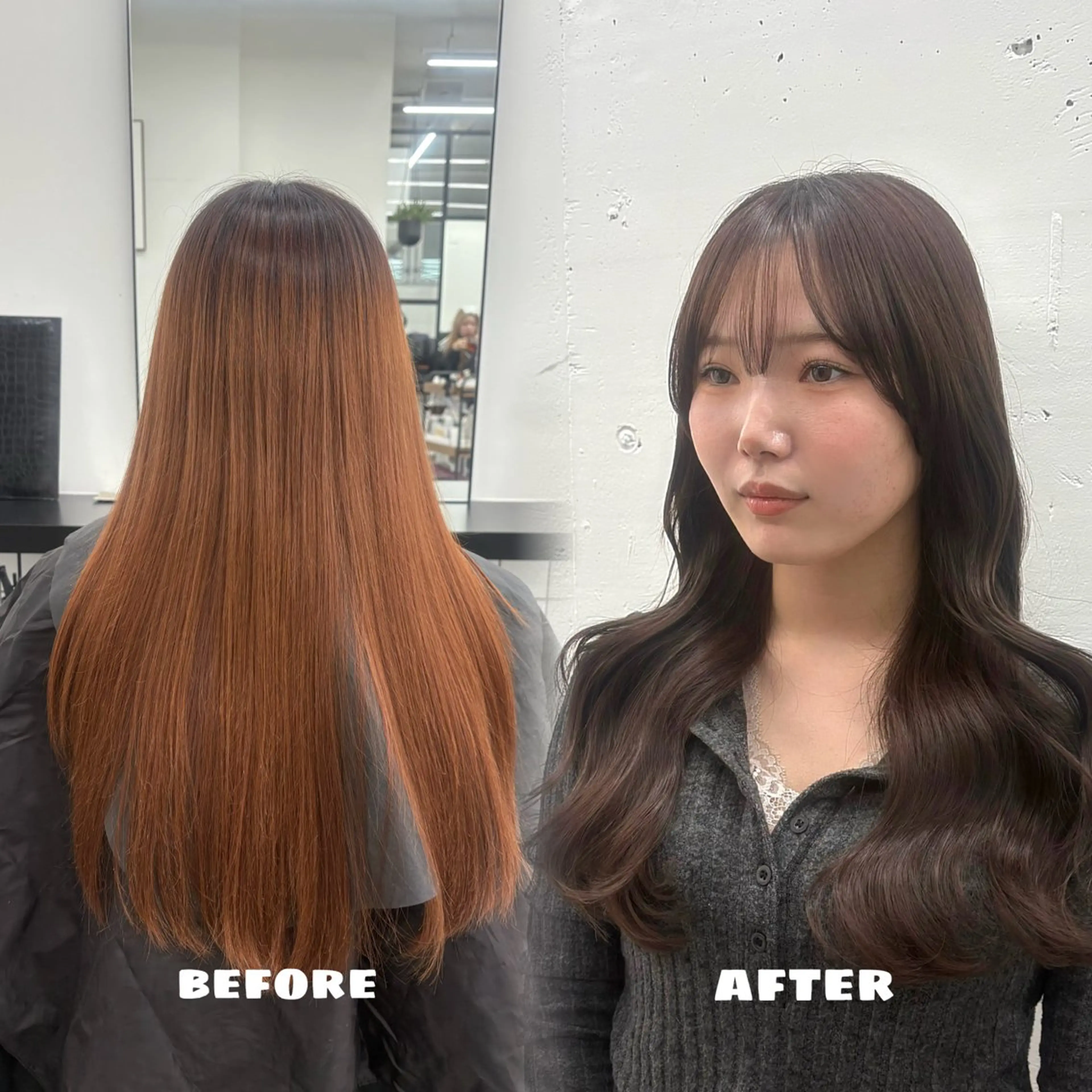 ロング カラー ベージュカラー ブラウンカラー オリーブベージュ オリーブブラウン ヘアカラー 🌟ゆりあ🌟 JILLSTUDIOのヘアスタイル