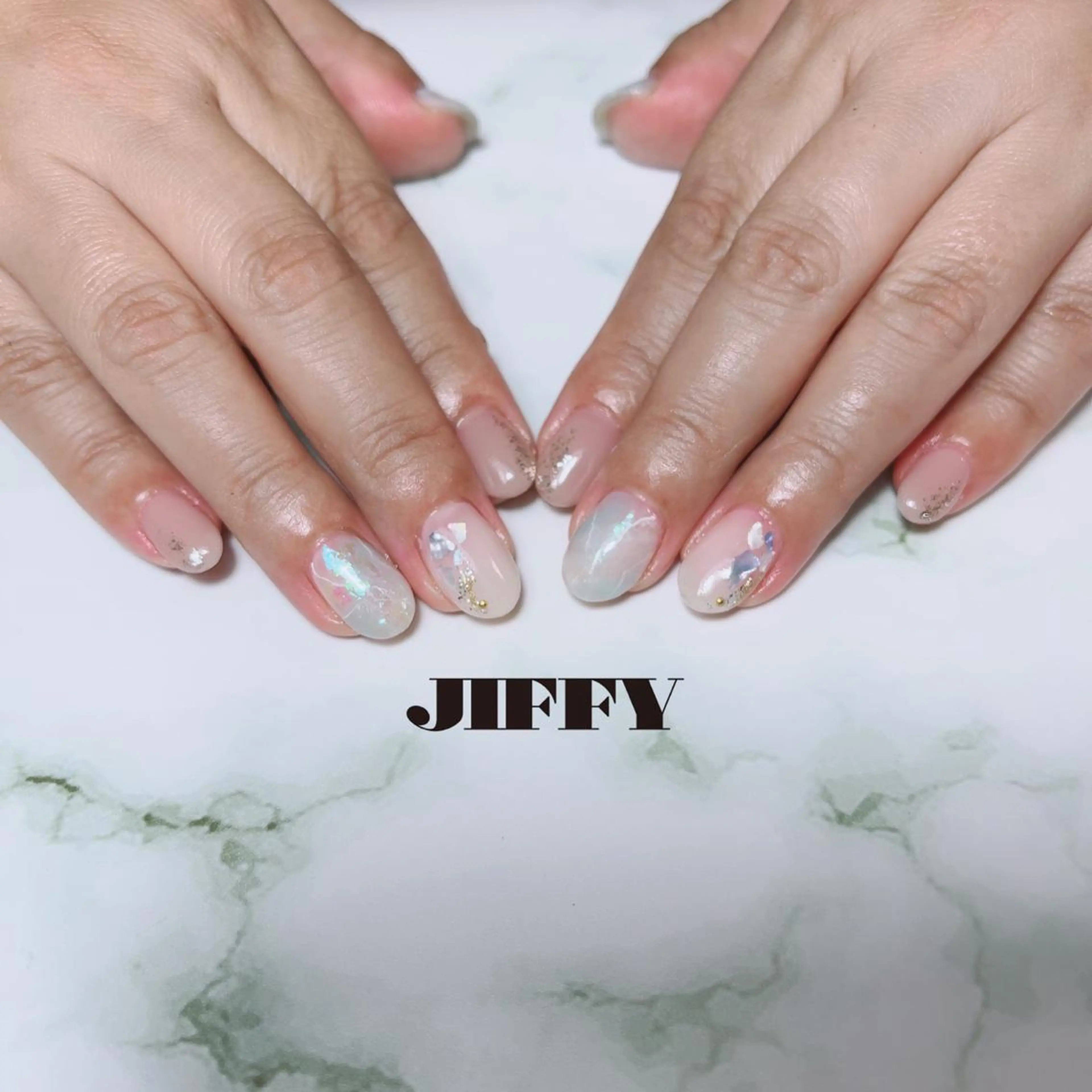 ネイル 大理石ネイル(マーブル) JIFFY所属・JIFFY nailstudioのネイルデザイン