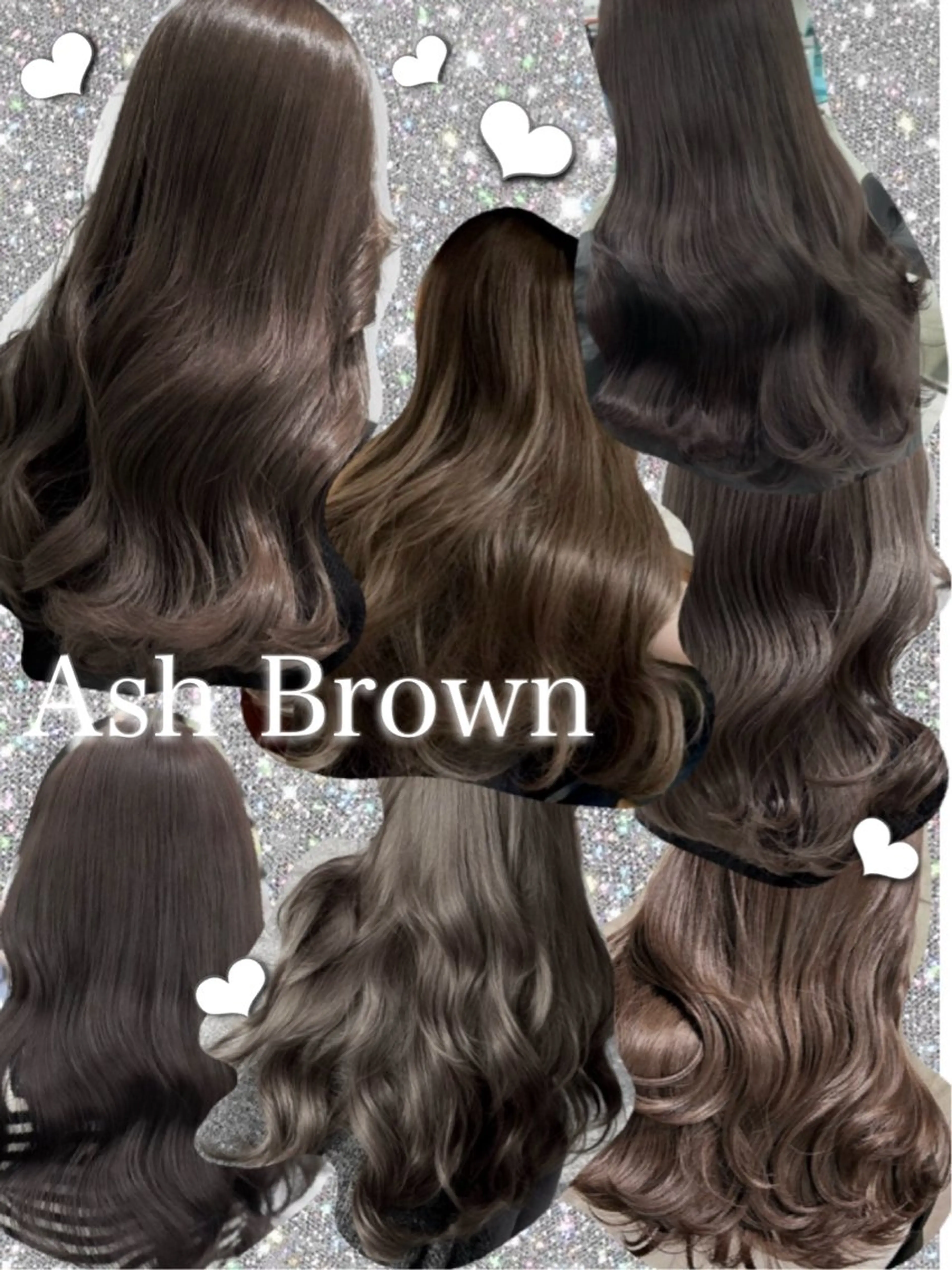 ロング カラー ヘアアレンジ アッシュ アッシュブラウン ブラウンカラー 透明感カラー 髪質改善 カット ヘアカラー トリートメント ヘッドスパ ヘアセット 💎韓国/ レイヤー カット/ 暖色🫧のヘアスタイル