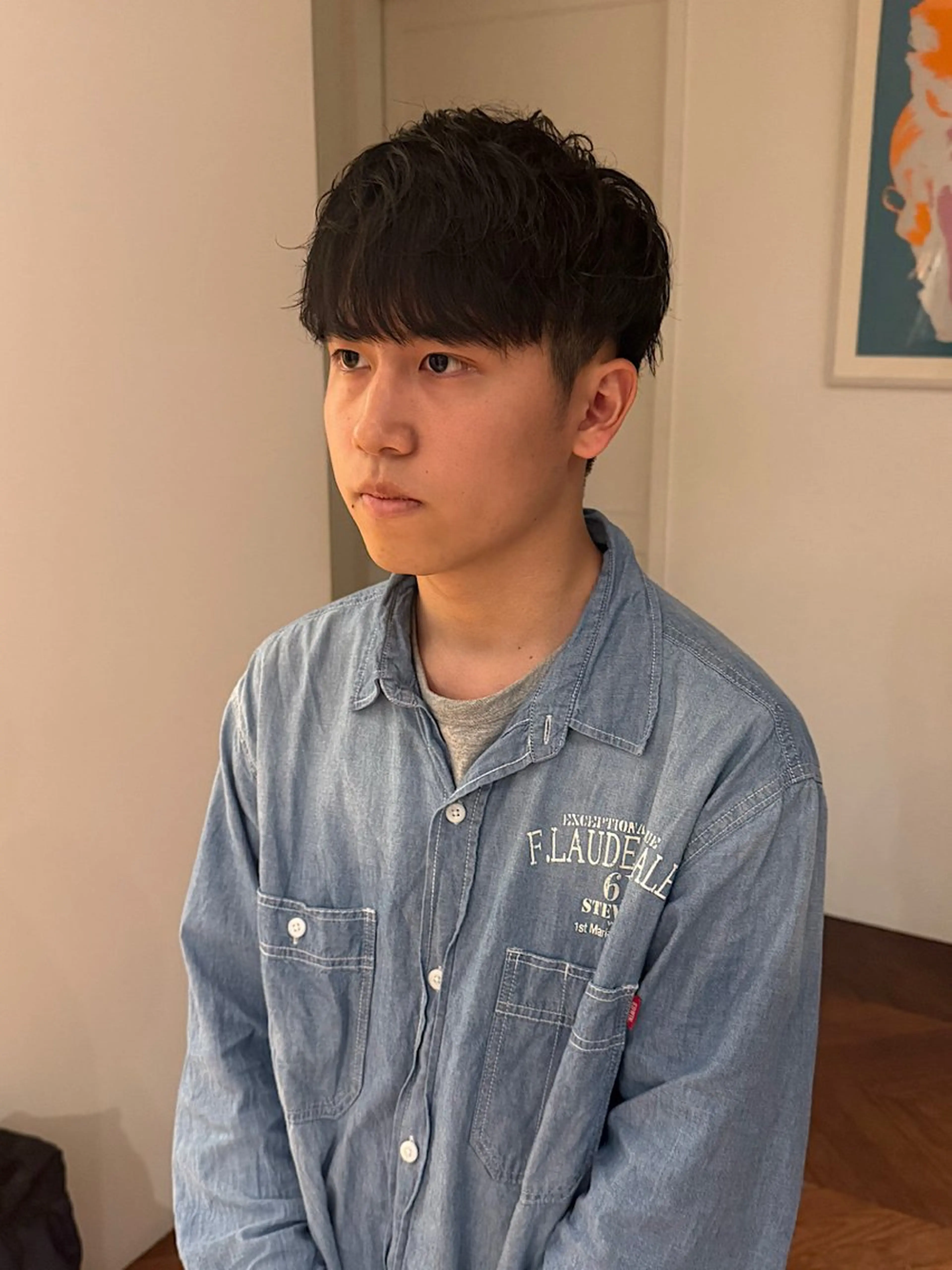 メンズ メンズパーマ 学生（メンズ向け） 刈り上げ カット 拓斗/天神/ メンズカット👑のヘアスタイル